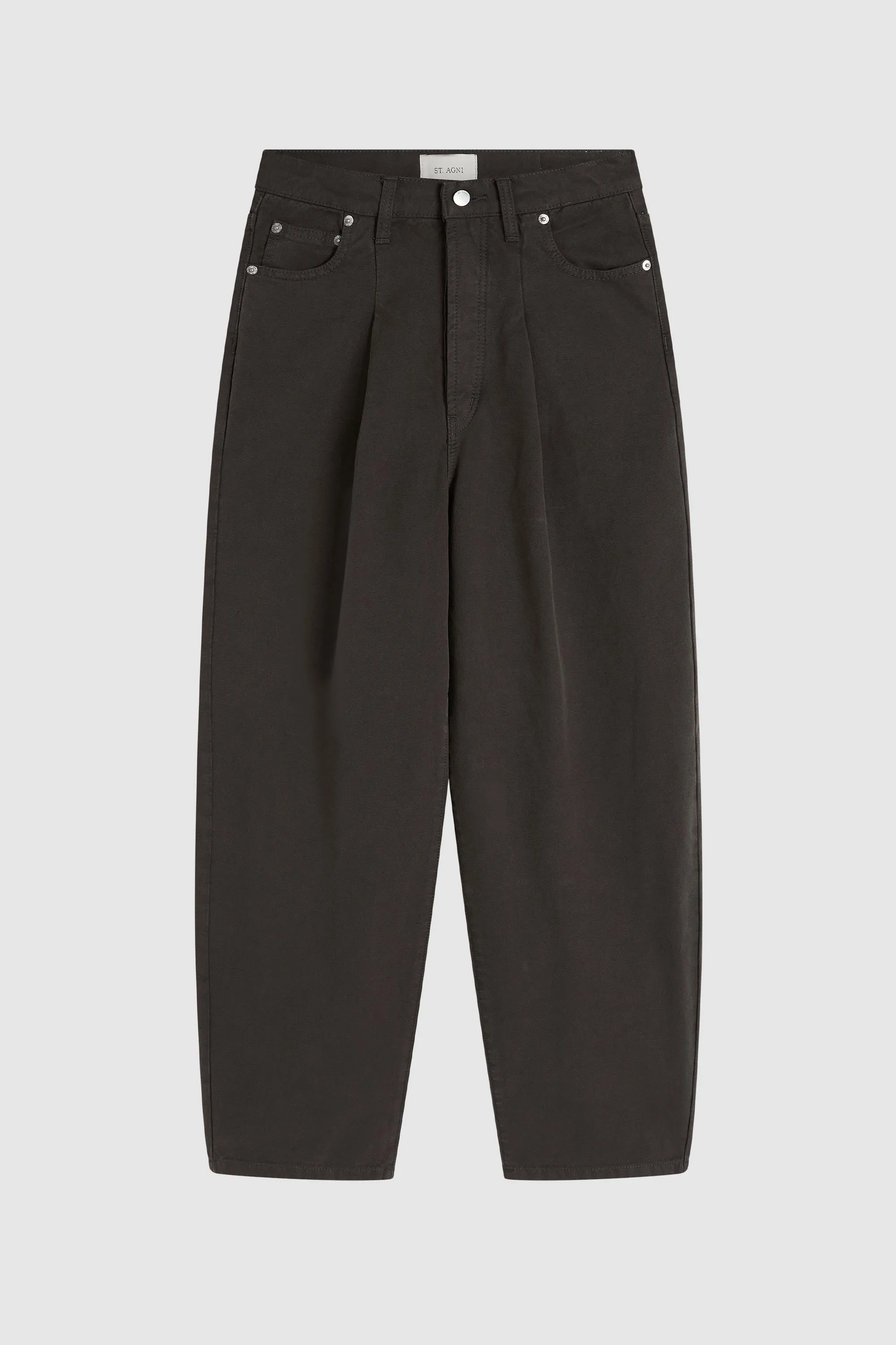 Canvas Mid Rise Barrel Jeans - Ash sold by St. Agni product image thumbnail 5