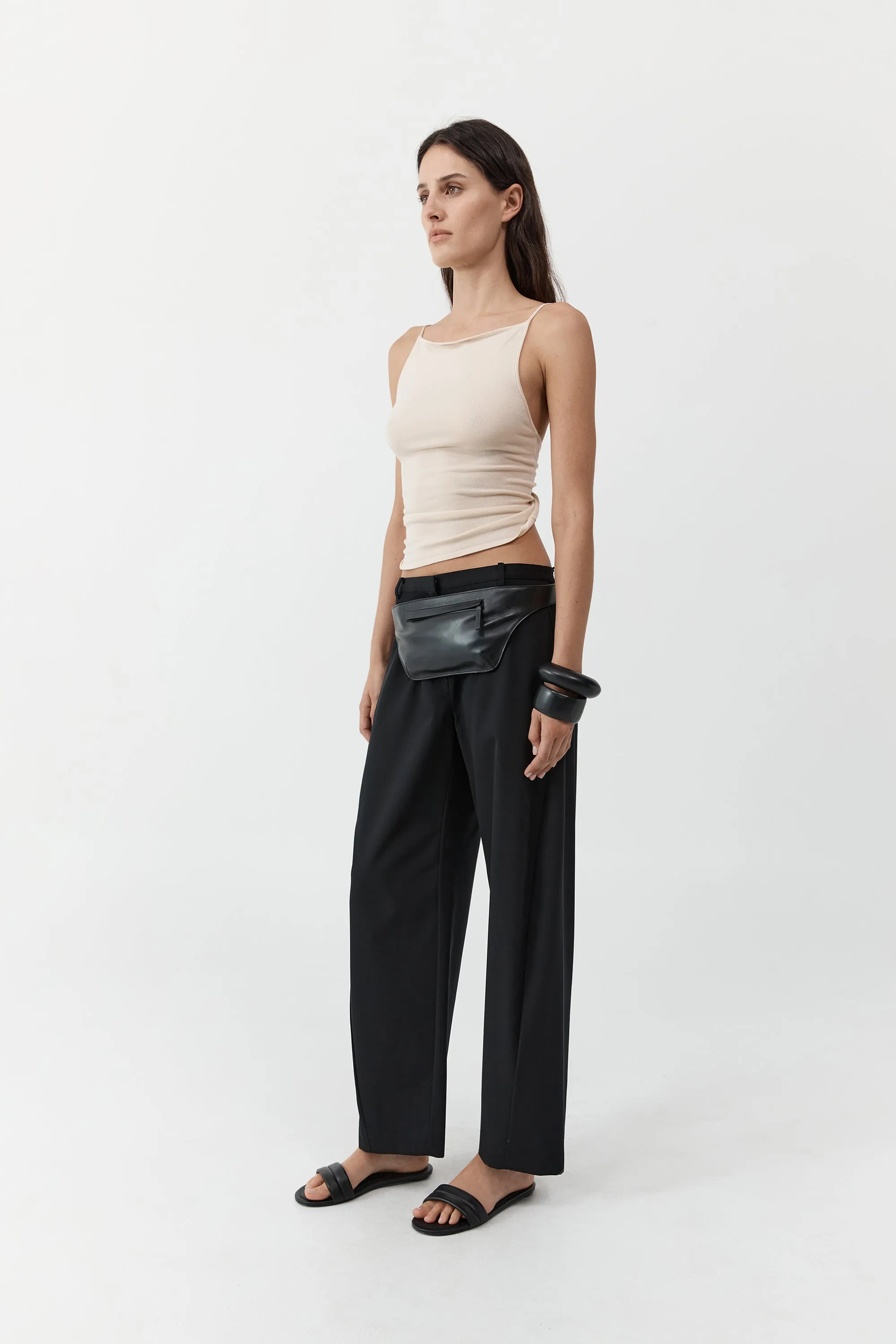 Twist Back Knit Top - Shell sold by St. Agni product image thumbnail 3