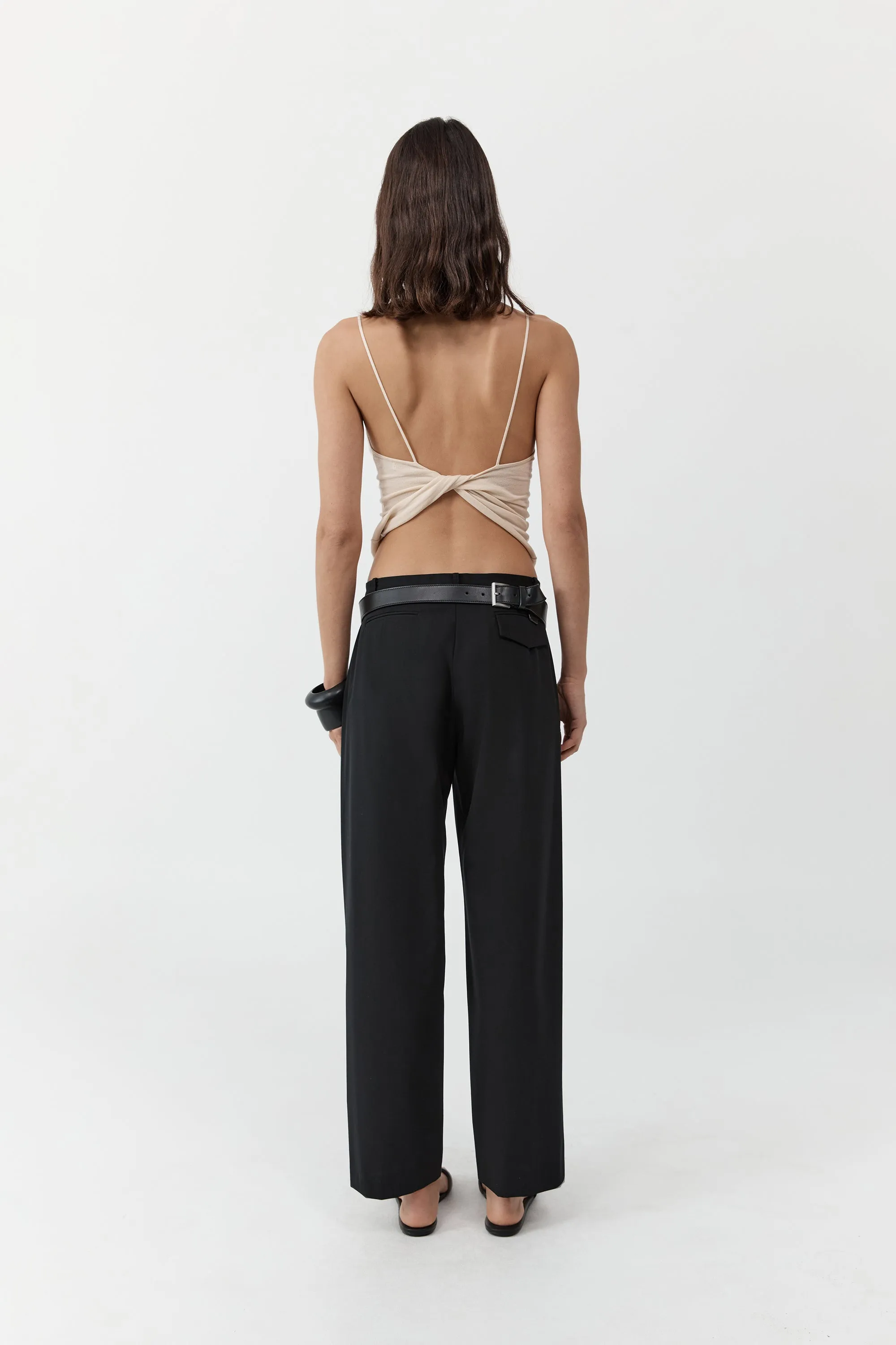 Twist Back Knit Top - Shell sold by St. Agni product image thumbnail 4
