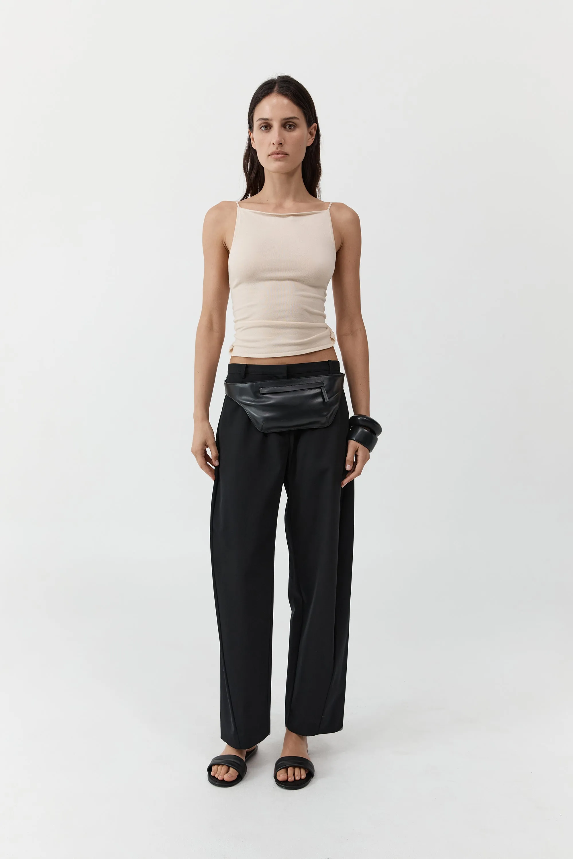 Twist Back Knit Top - Shell sold by St. Agni product image thumbnail 2