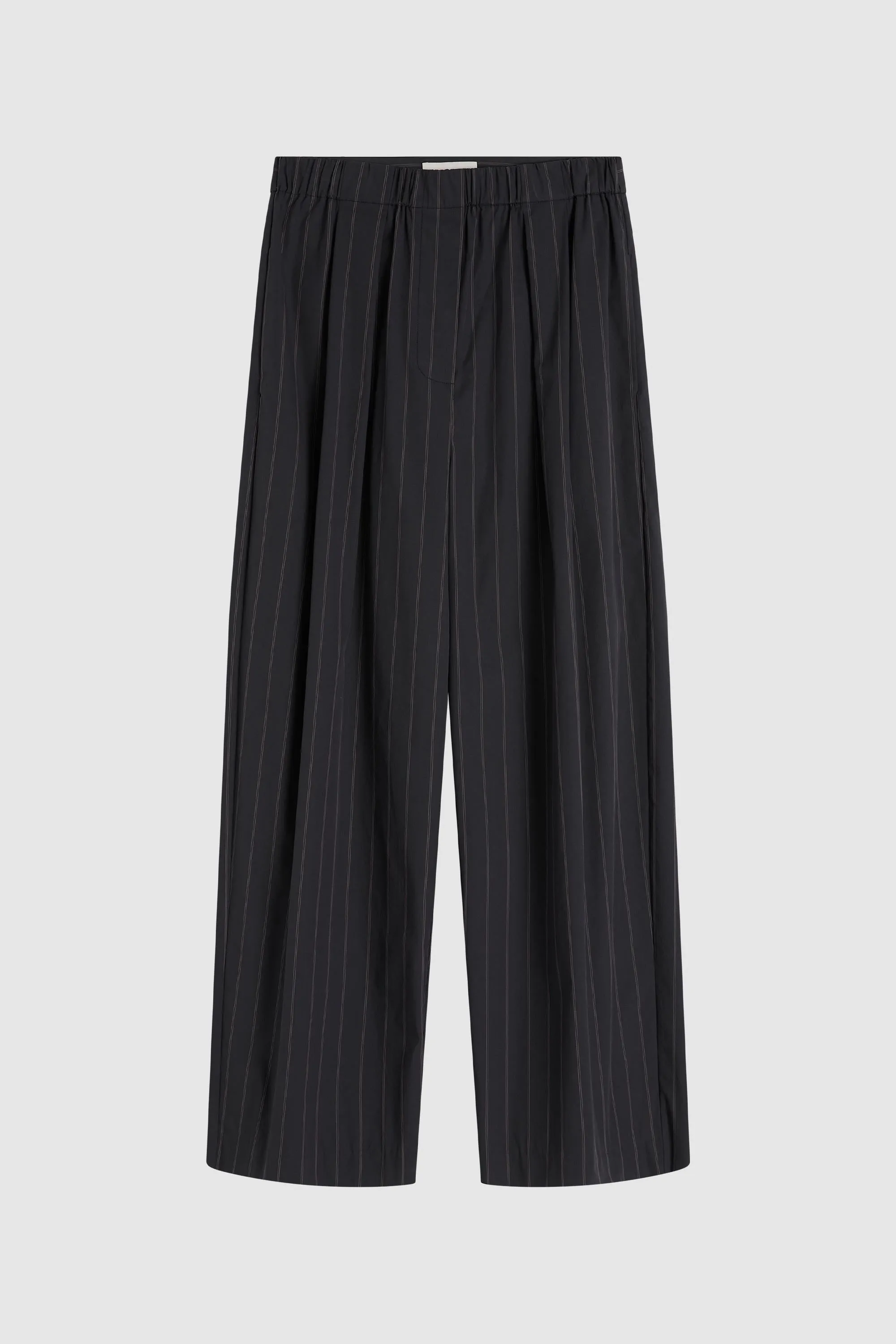 Stripe Relaxed Pleat Pants - Ink Stripe sold by St. Agni product image thumbnail 5