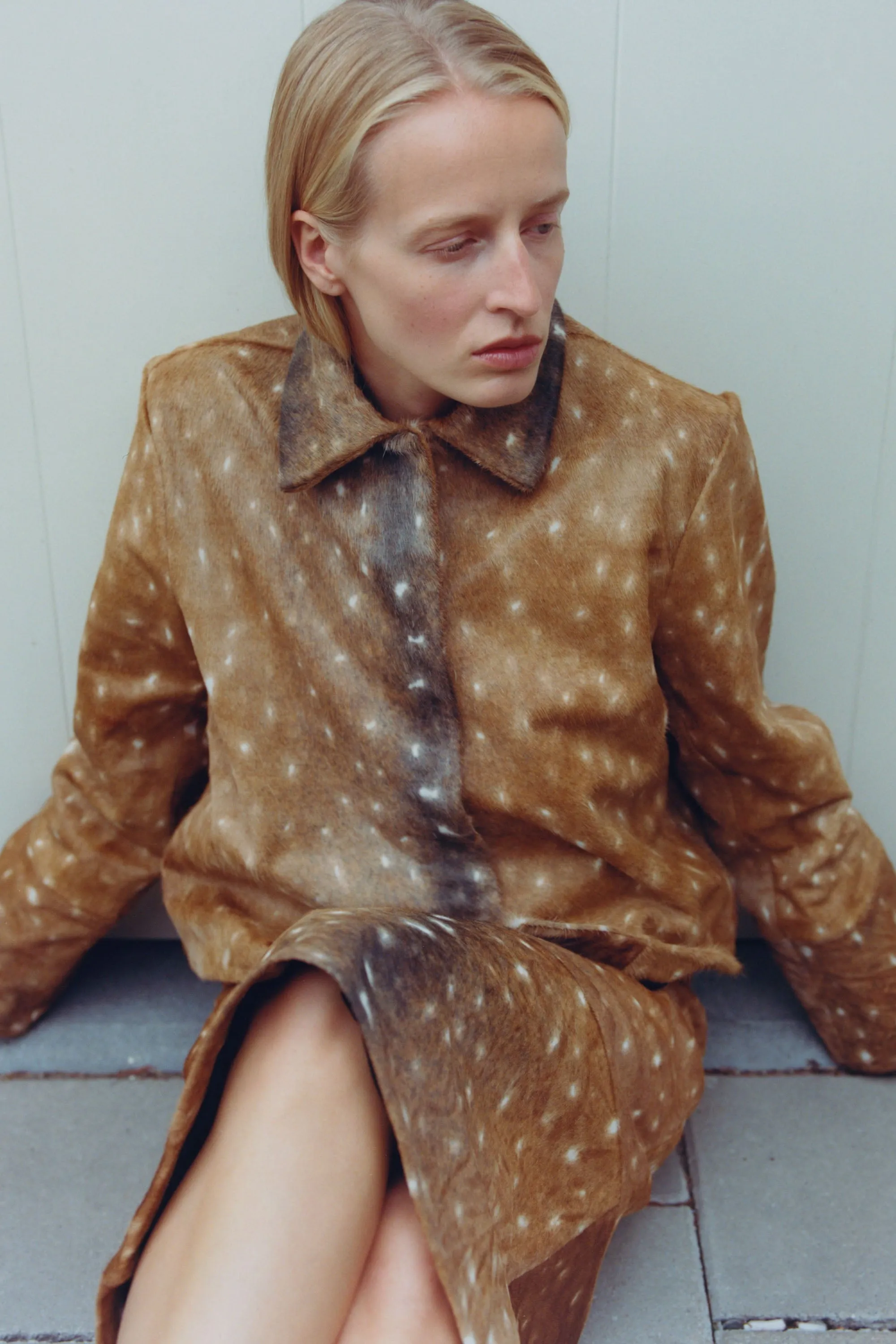 Fawn Minimal Jacket - Almond sold by St. Agni product image thumbnail 5