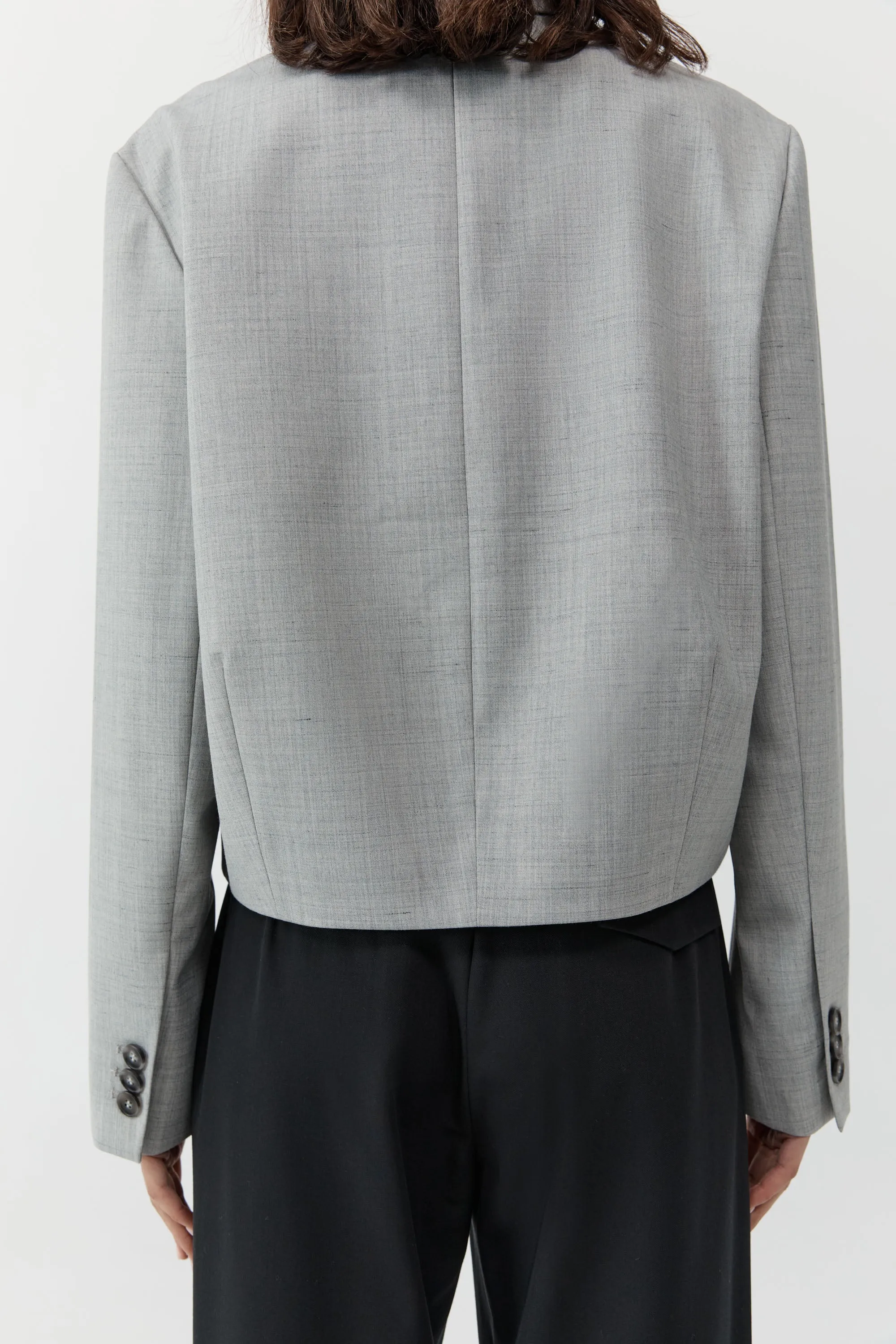 Cocoon Blazer - Concrete sold by St. Agni product image thumbnail 4
