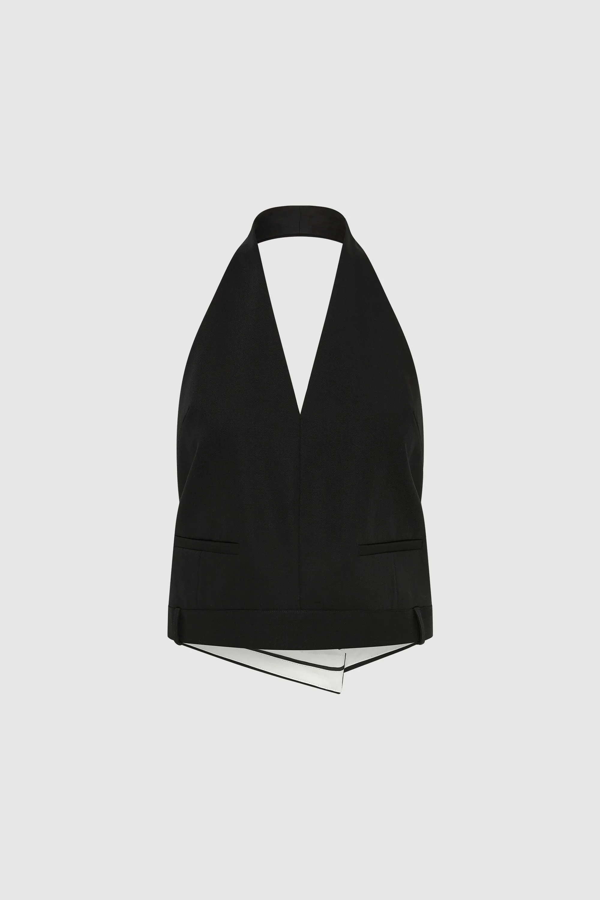 Upside Down Halter Top - Black sold by St. Agni product image thumbnail 5