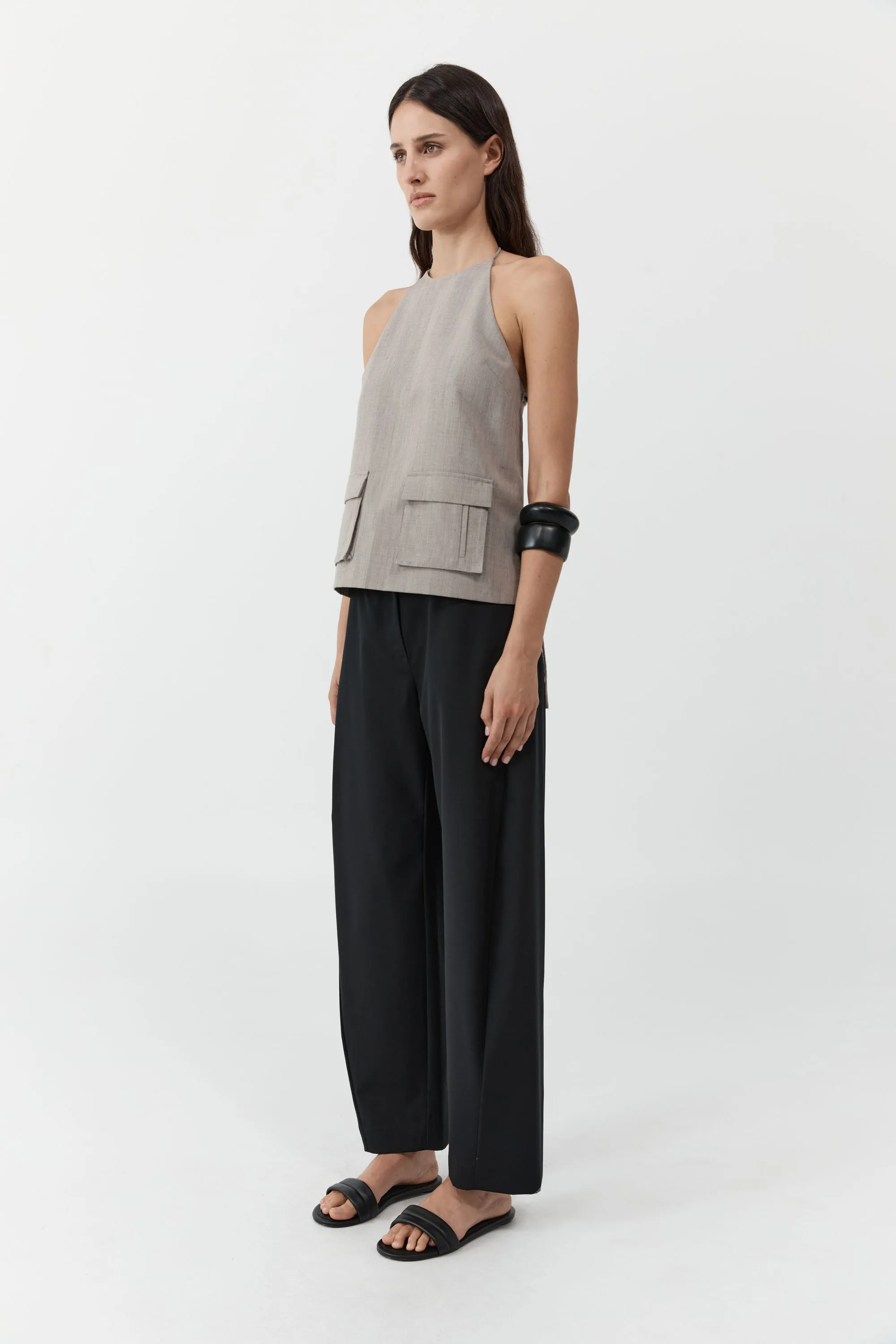 Fine Band Balloon Pants - Black sold by St. Agni product image thumbnail 3