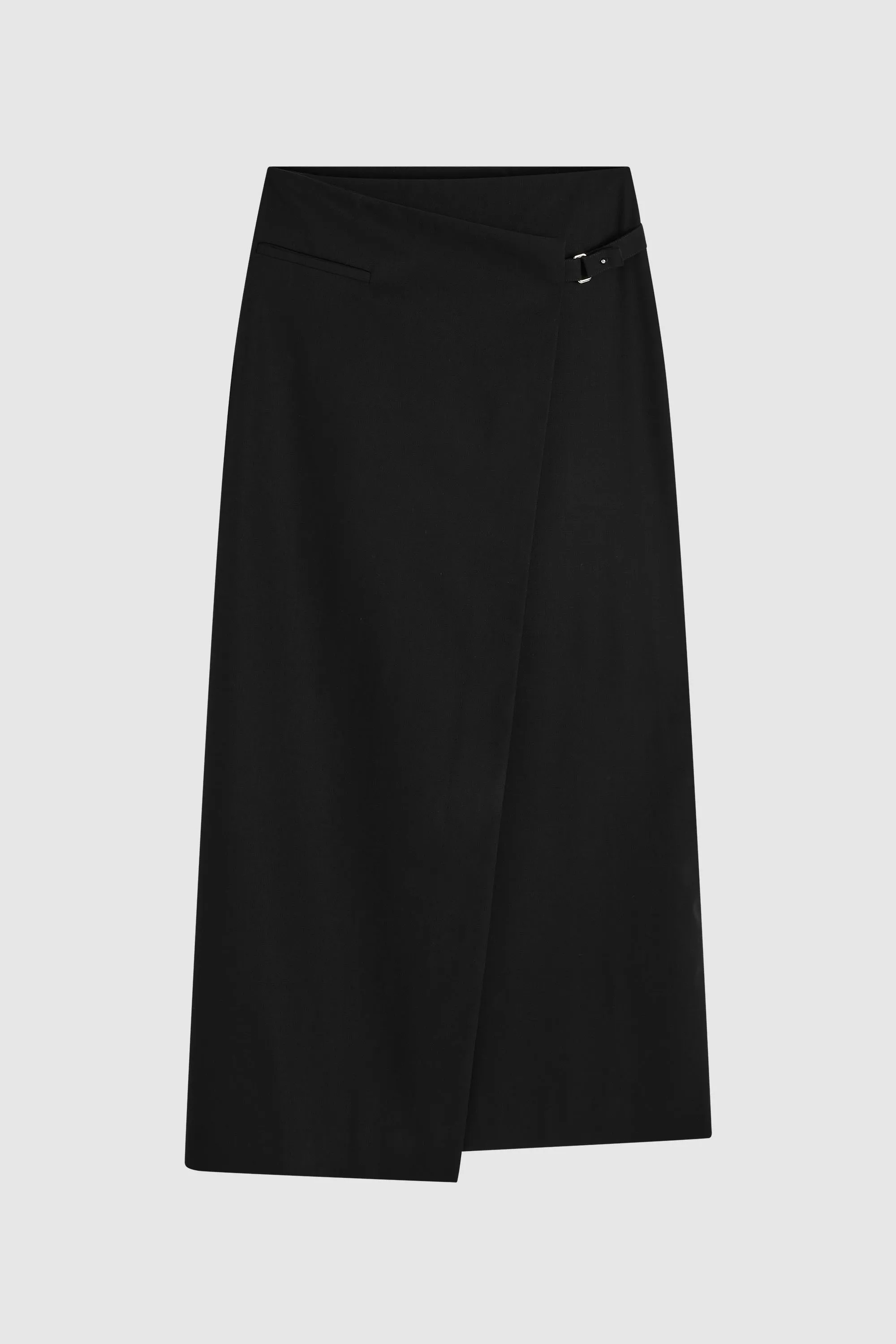 Tailored Wrap Skirt - Black sold by St. Agni product image thumbnail 5