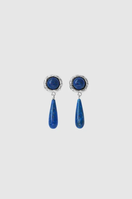 Emma Earrings by Corali - Lapis sold by St. Agni