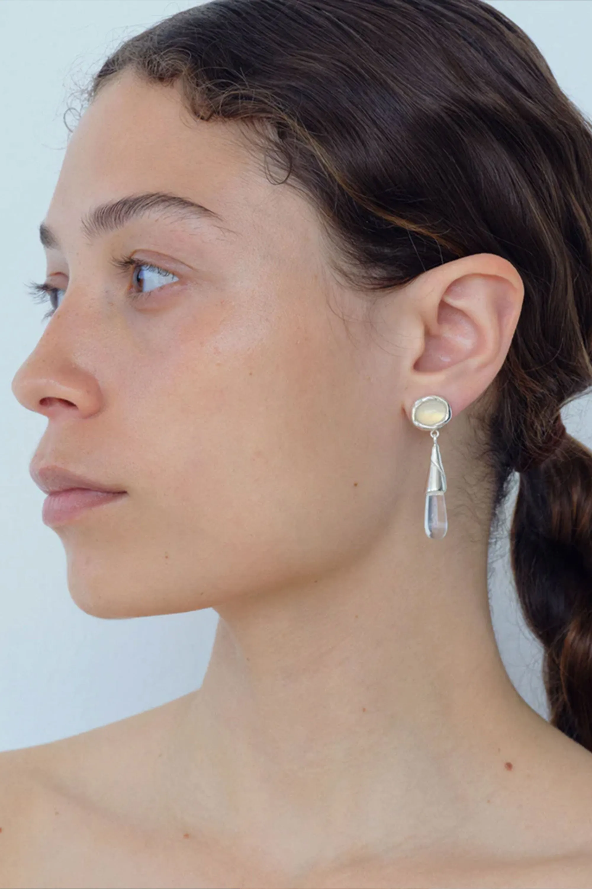 Kamma Earrings by Corali - Crystal sold by St. Agni product image thumbnail 2