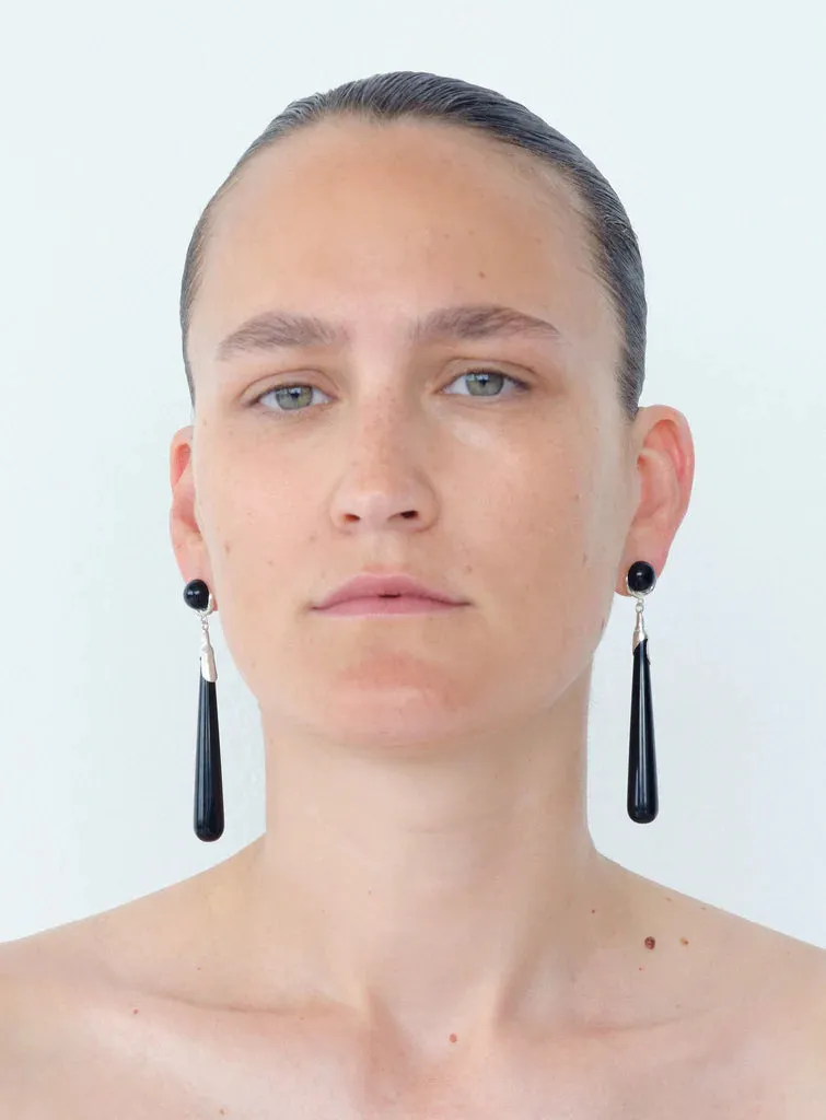 Simblème Grande Earrings by Corali - Onyx sold by St. Agni product image thumbnail 3