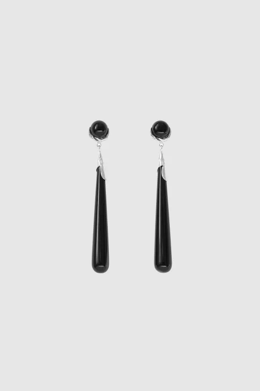 Simblème Grande Earrings by Corali - Onyx made by St. Agni