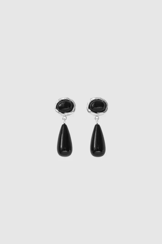 Kamma Earrings by Corali - Onyx made by St. Agni