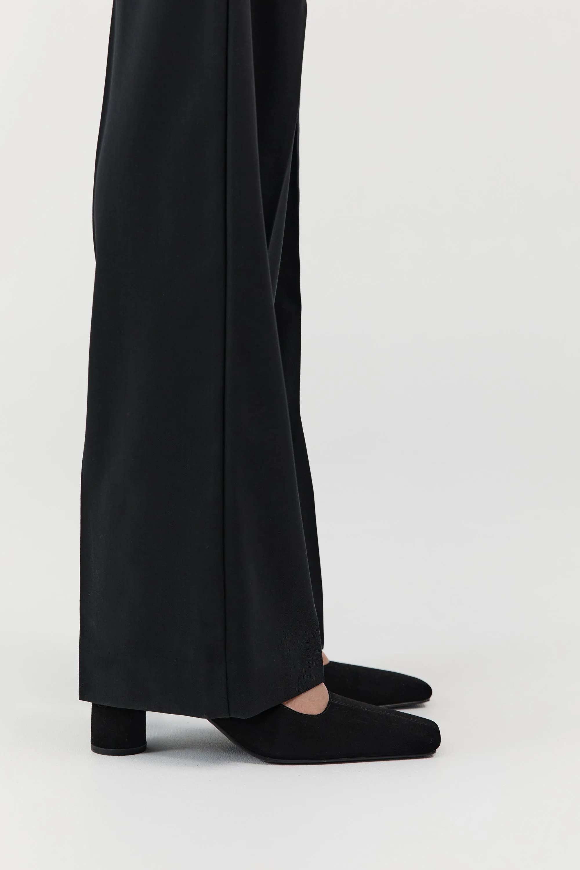 Suede Cylinder Pump - Black sold by St. Agni product image thumbnail 3