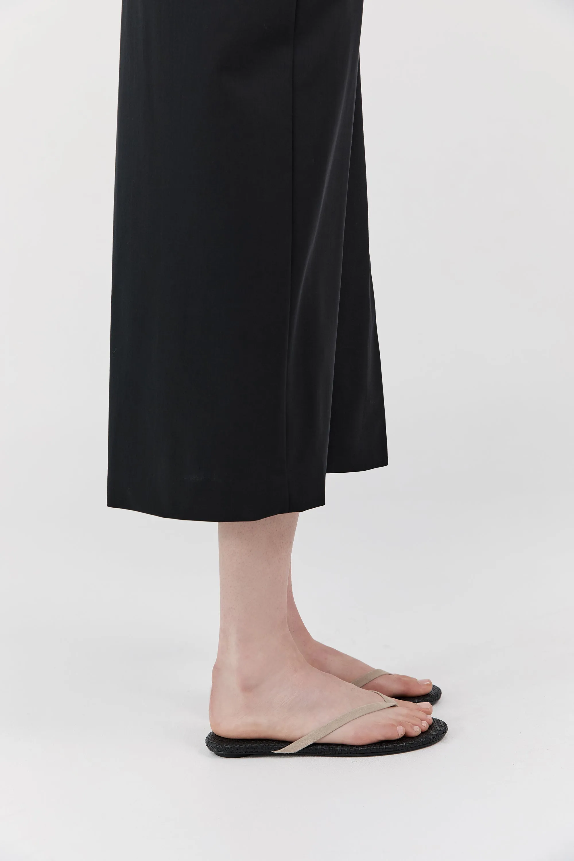 Suede Woven Flip Flop - Rock sold by St. Agni product image thumbnail 3