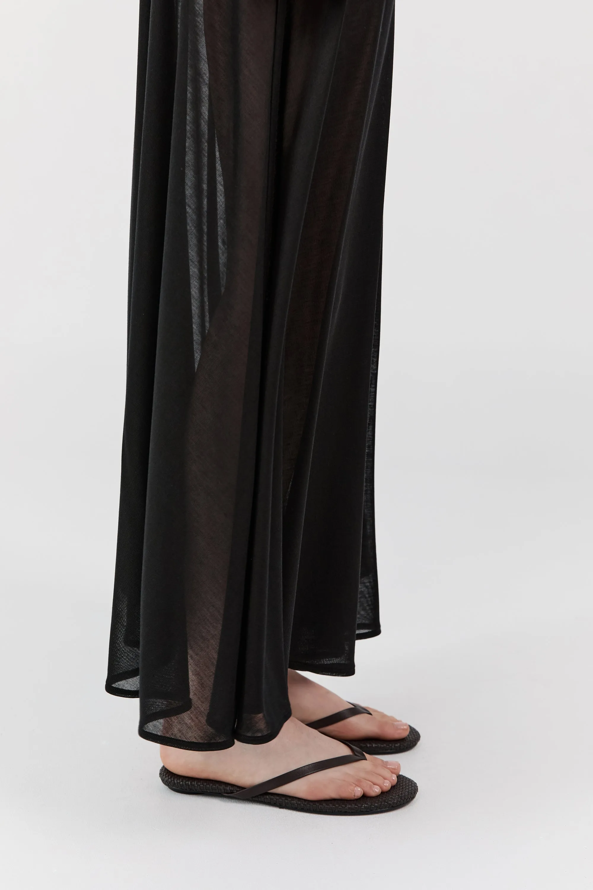 Woven Flip Flop - Coffee sold by St. Agni product image thumbnail 2