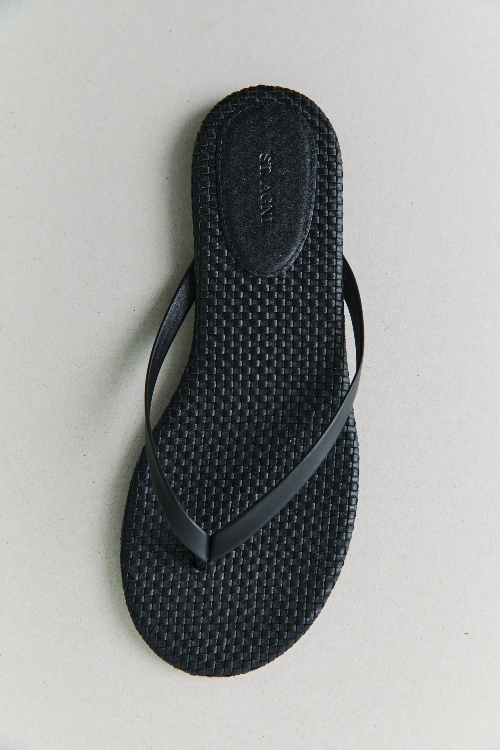Woven Flip Flop - Black sold by St. Agni product image thumbnail 4