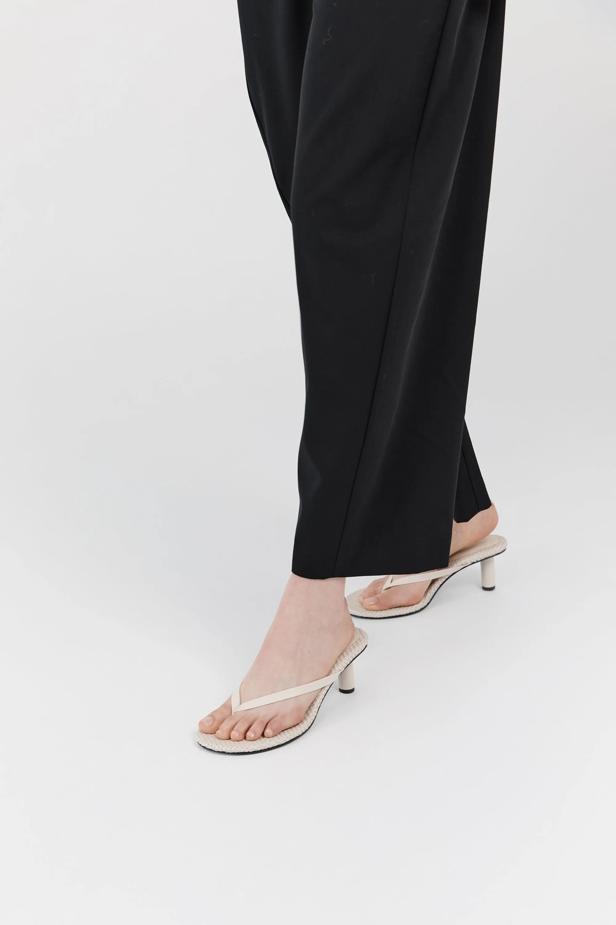 Woven Thong Heel - Ecru sold by St. Agni product image thumbnail 2