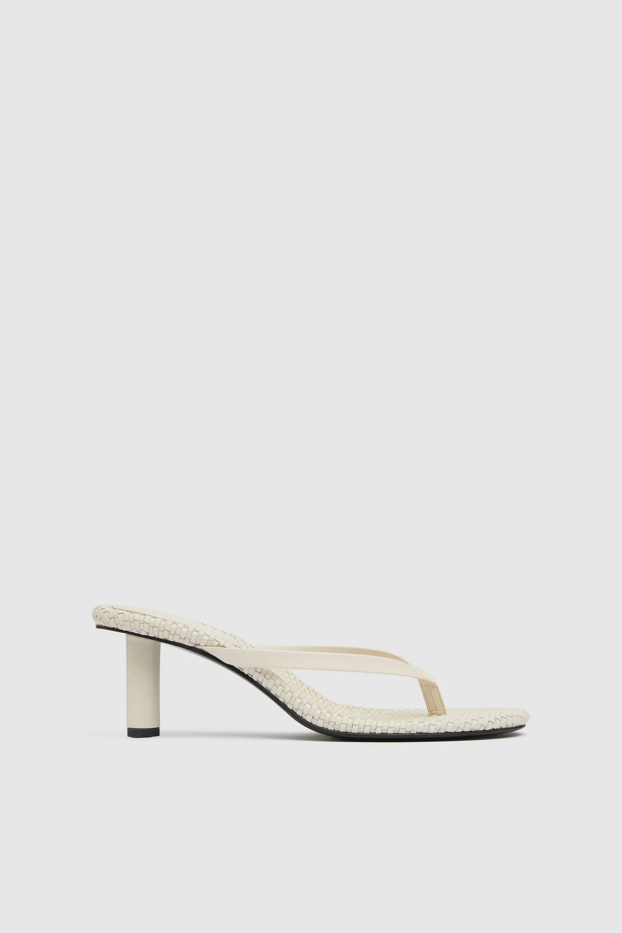 Woven Thong Heel - Ecru sold by St. Agni