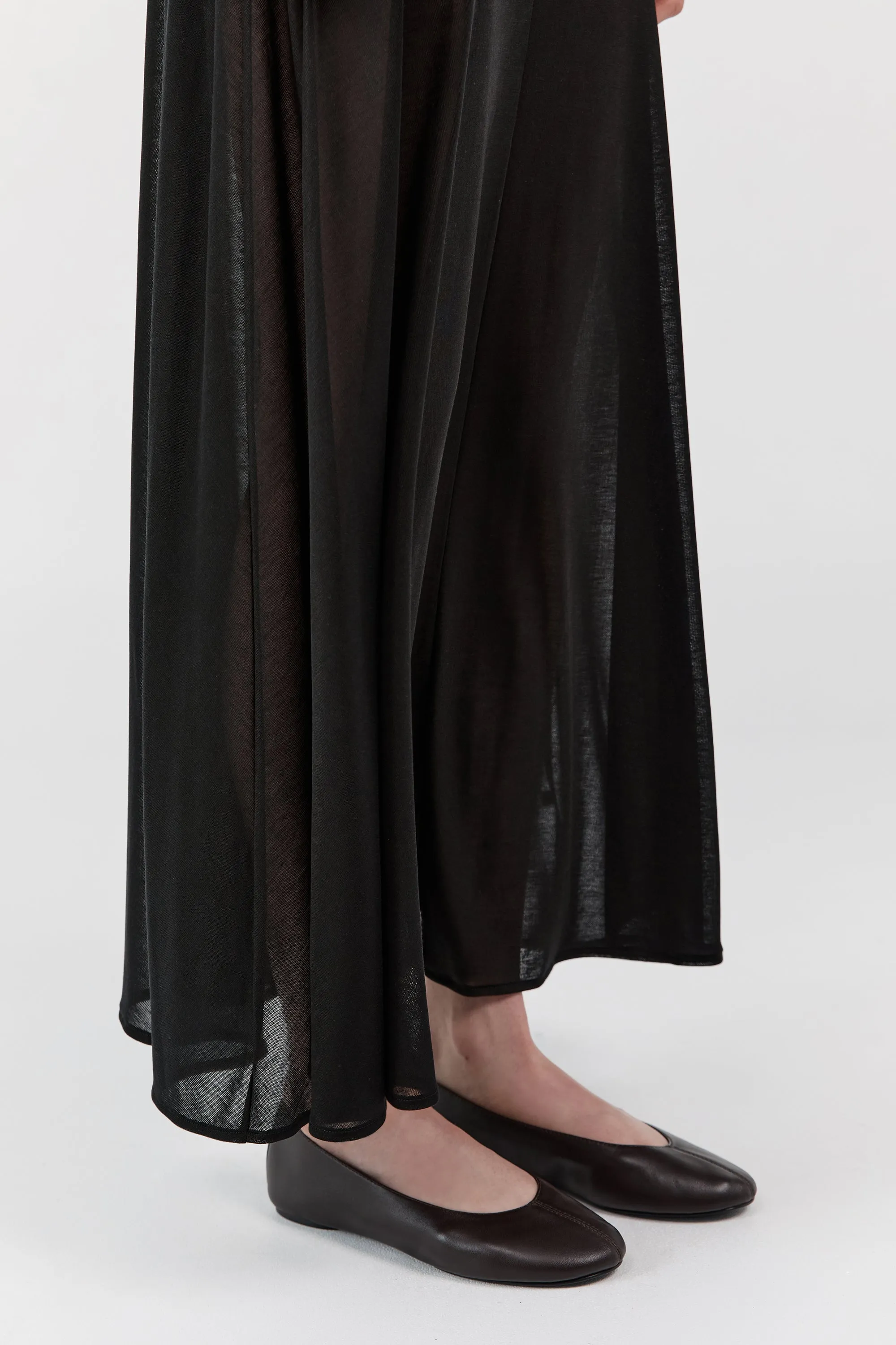 Low Scoop Ballet Flat - Coffee sold by St. Agni product image thumbnail 2