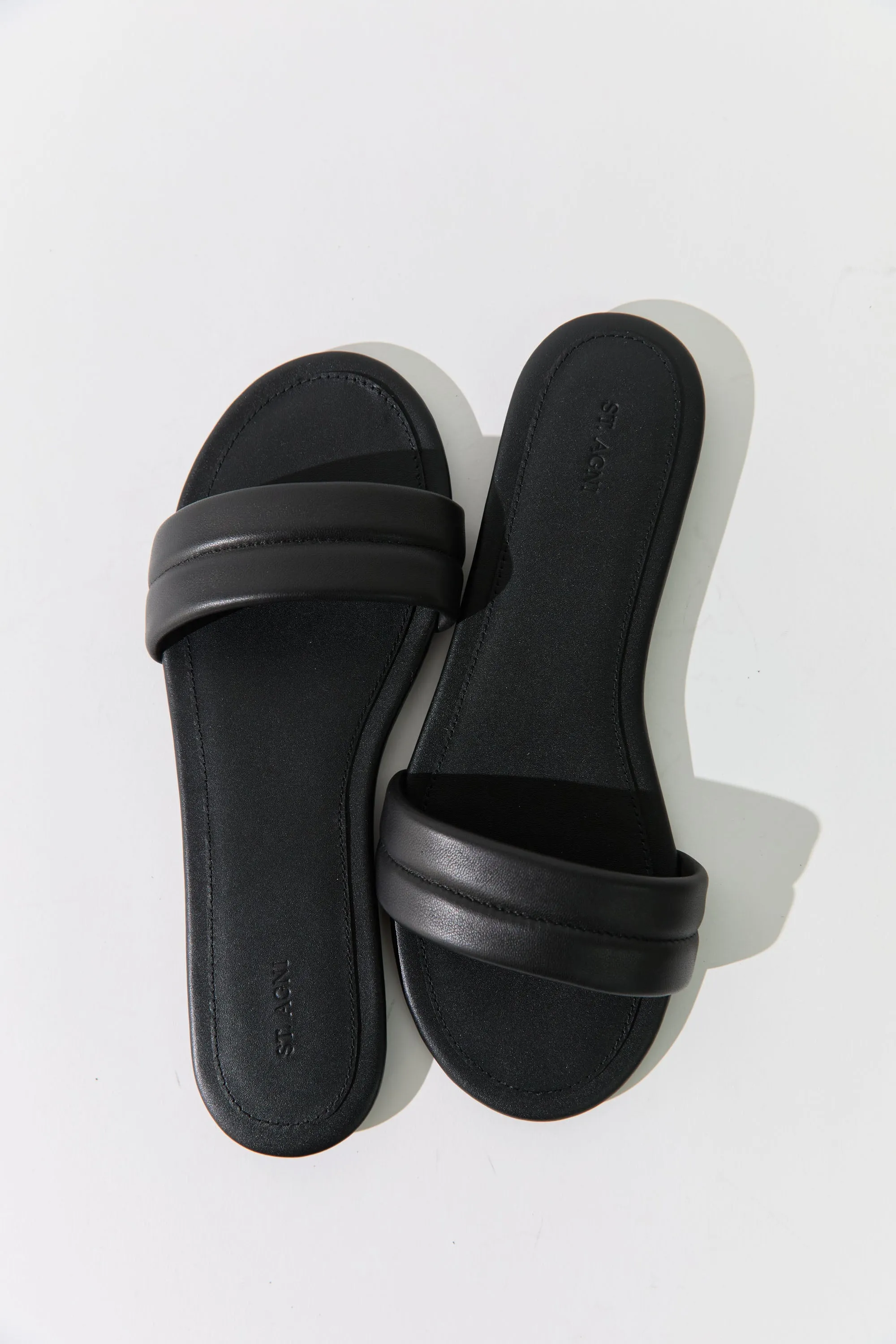 Stitch Detail Slide - Black sold by St. Agni product image thumbnail 4
