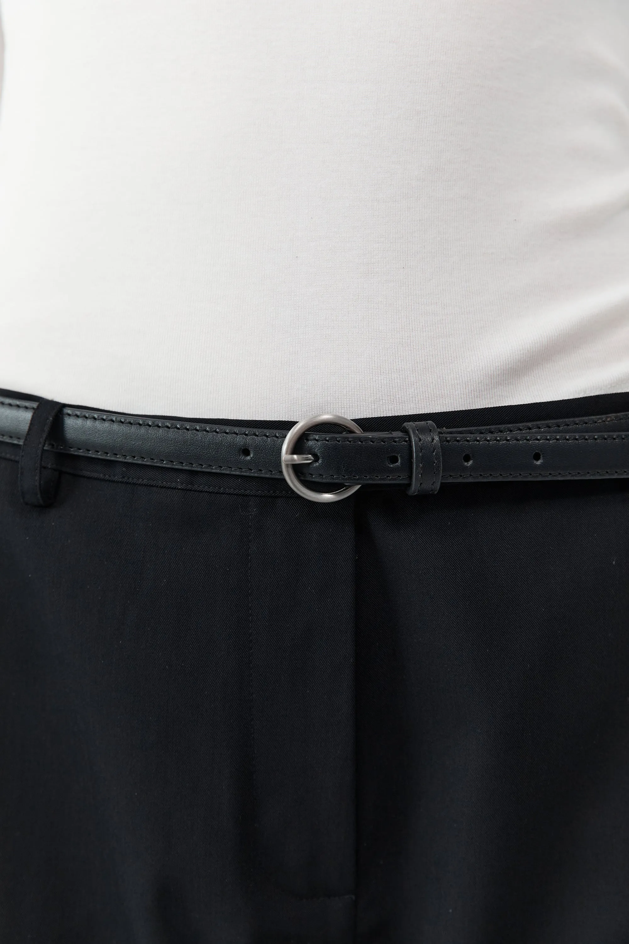 Minimal Slim Belt - Black sold by St. Agni product image thumbnail 3