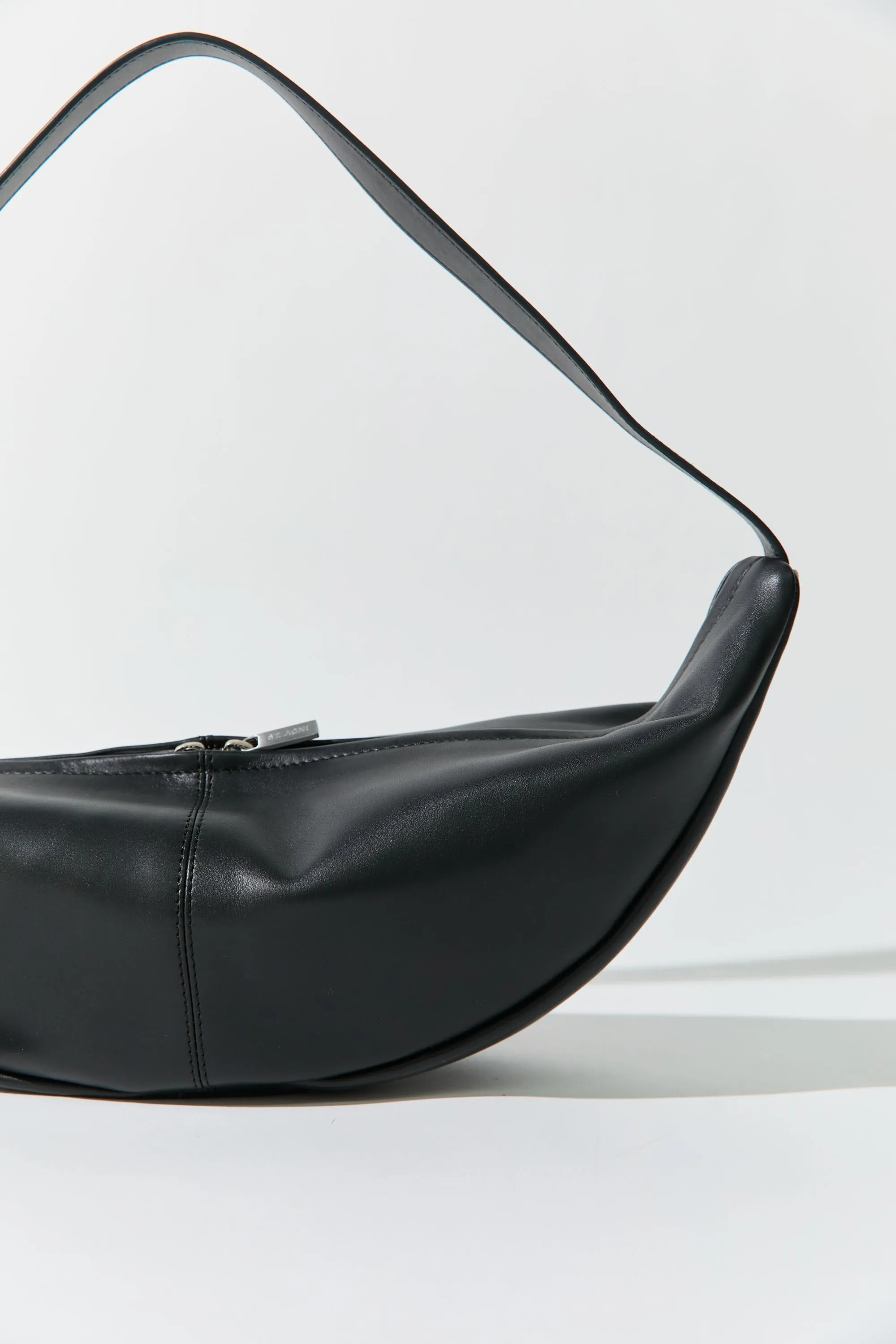 Adjustable Slim Crescent Bag - Black sold by St. Agni product image thumbnail 4