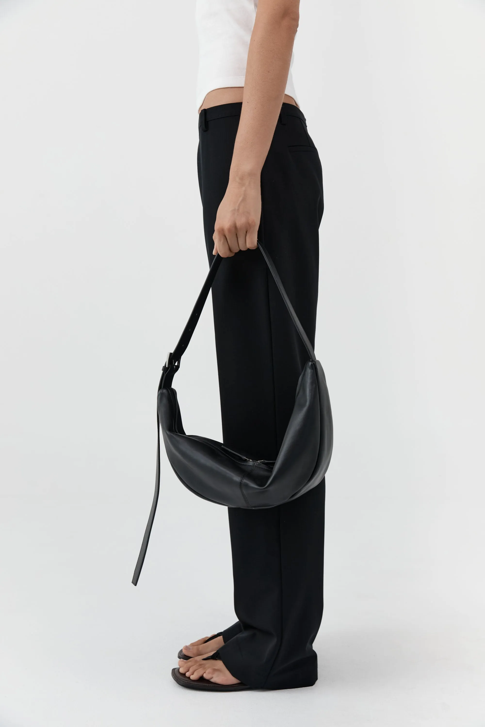 Adjustable Slim Crescent Bag - Black sold by St. Agni product image thumbnail 2