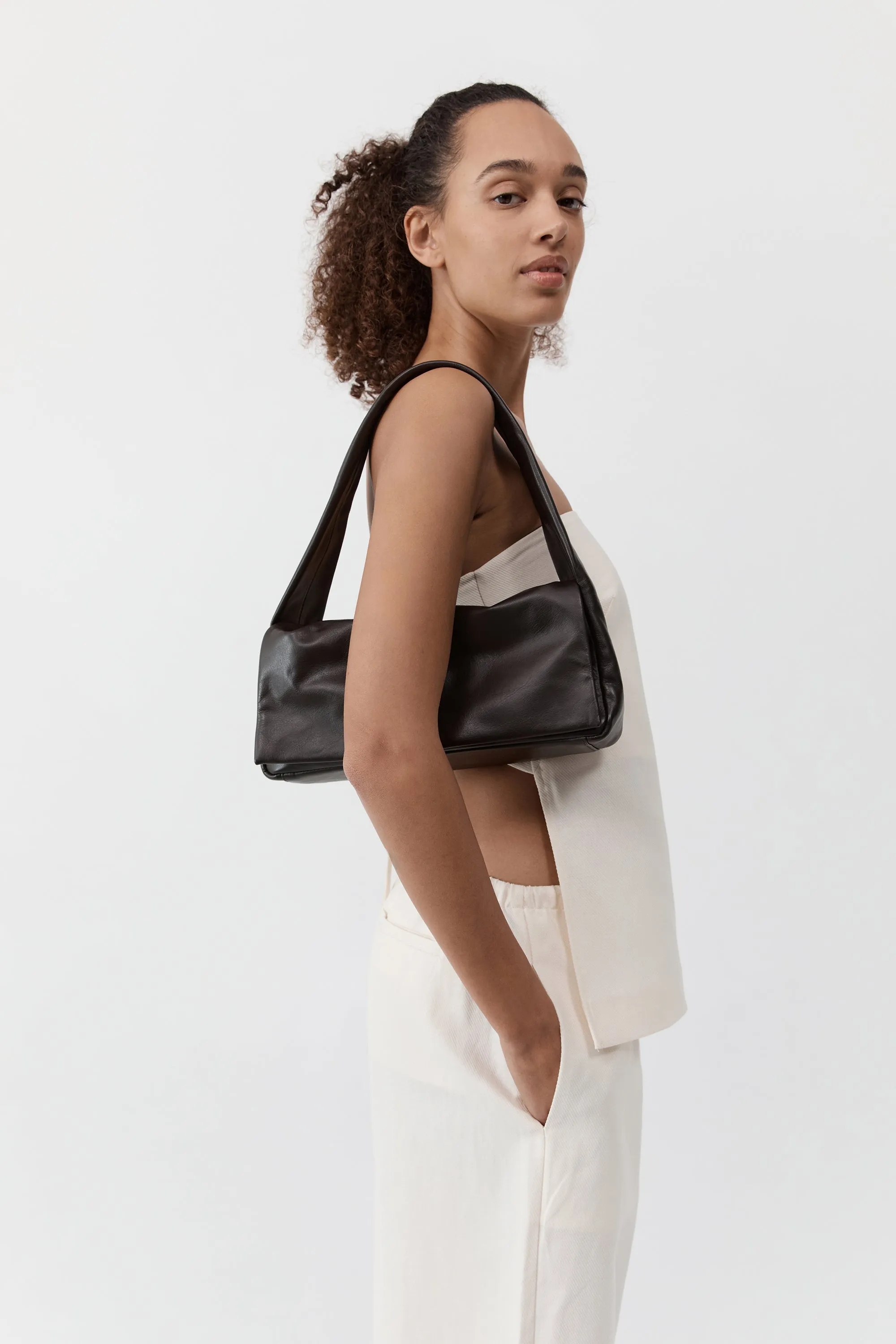 Soft Slim Satchel - Coffee sold by St. Agni product image thumbnail 3