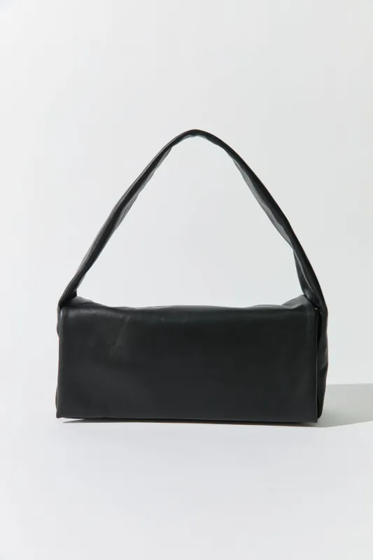 Soft Slim Satchel - Black made by St. Agni