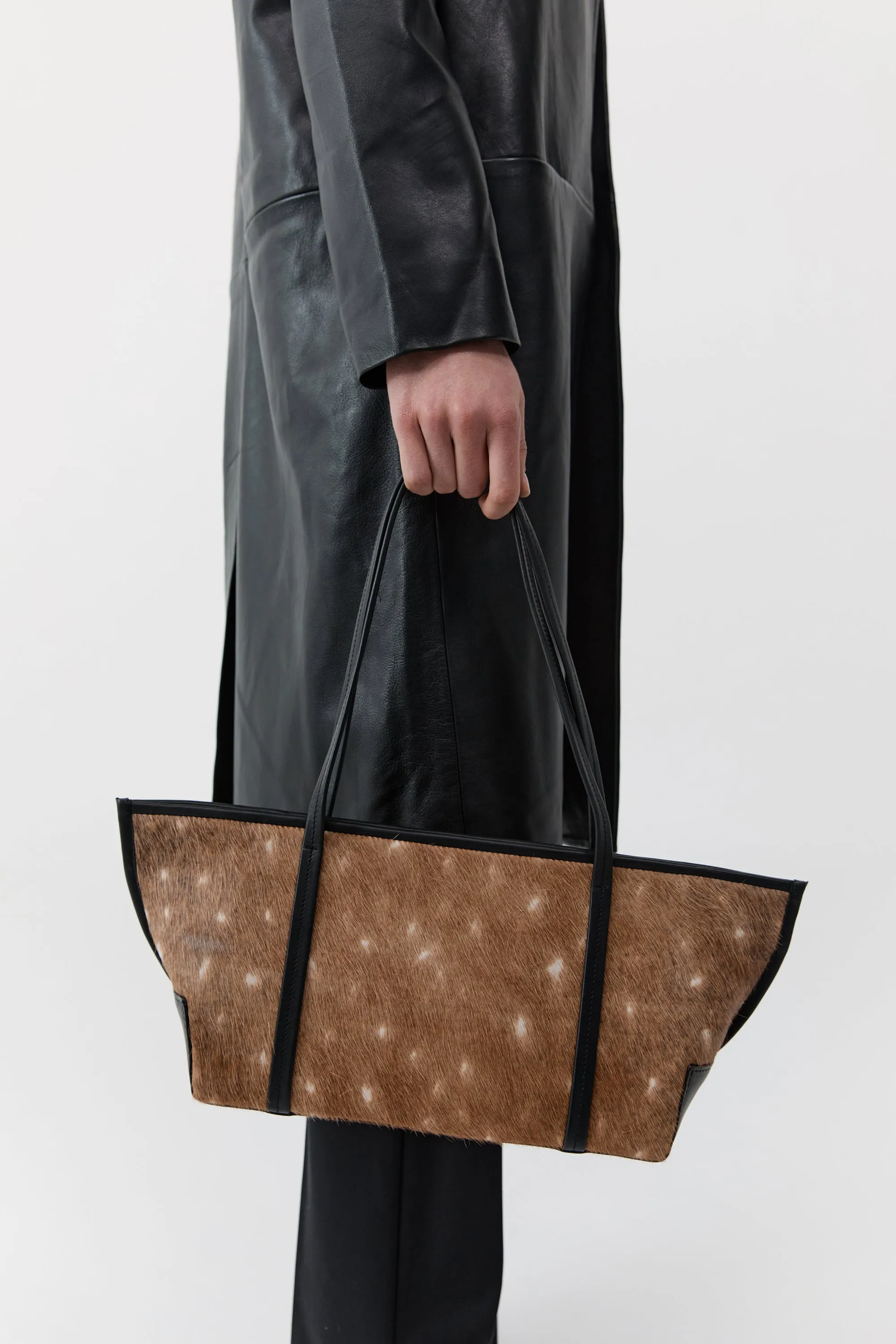 Fawn Slim Bateau Tote - Almond sold by St. Agni product image thumbnail 5