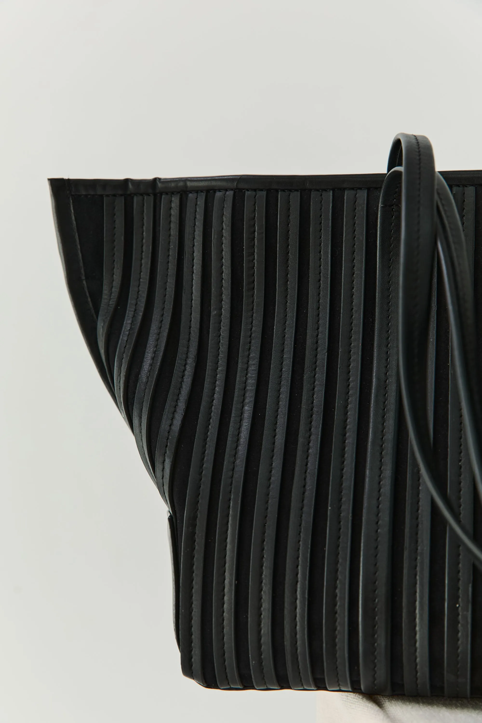 Linea Stitch Bateau Tote - Black sold by St. Agni product image thumbnail 4