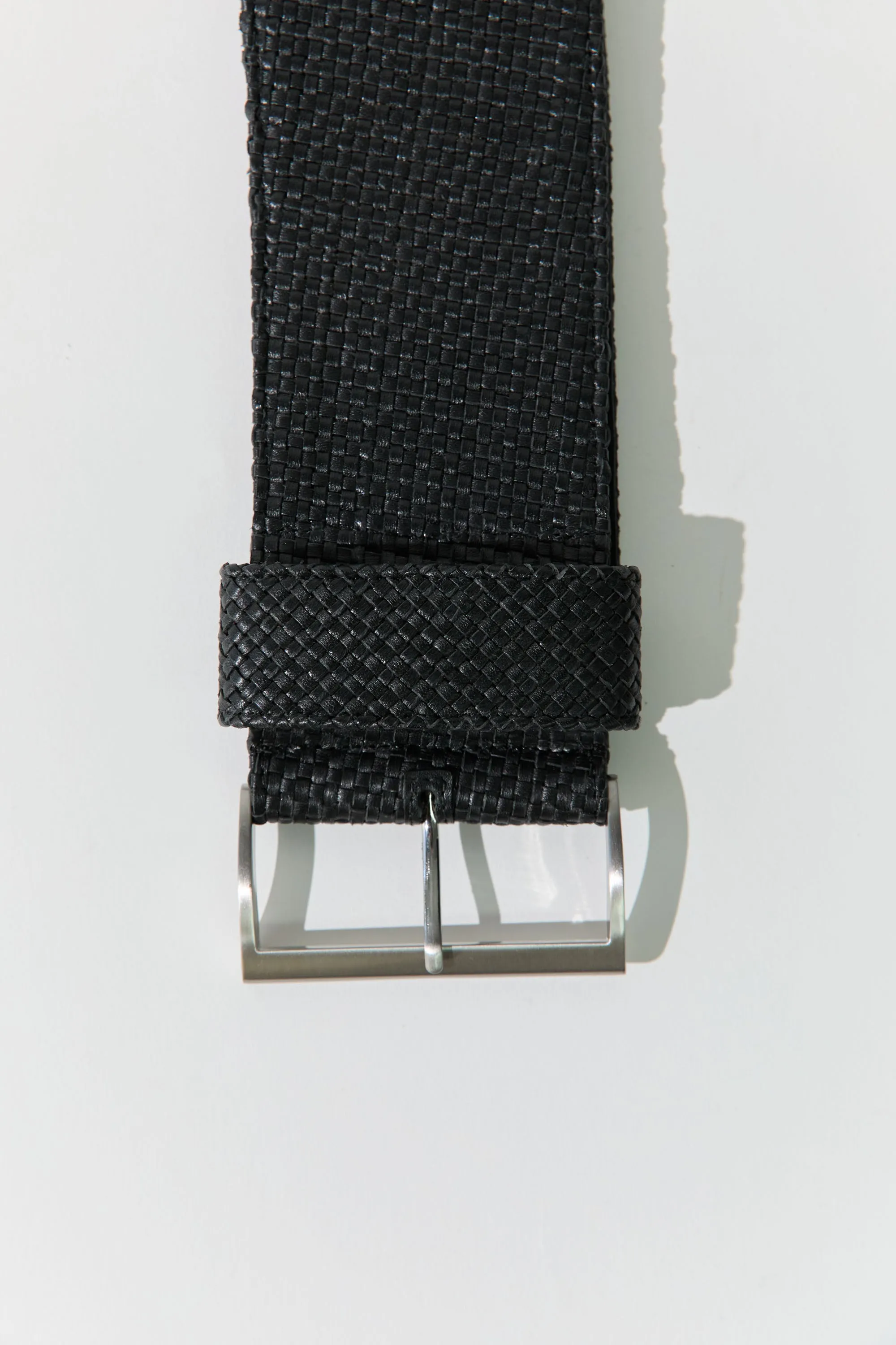 Woven Wide Belt - Black sold by St. Agni product image thumbnail 3