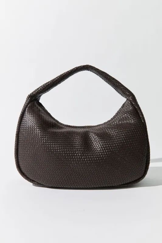 Woven Large Bon Bon Bag - Coffee made by St. Agni