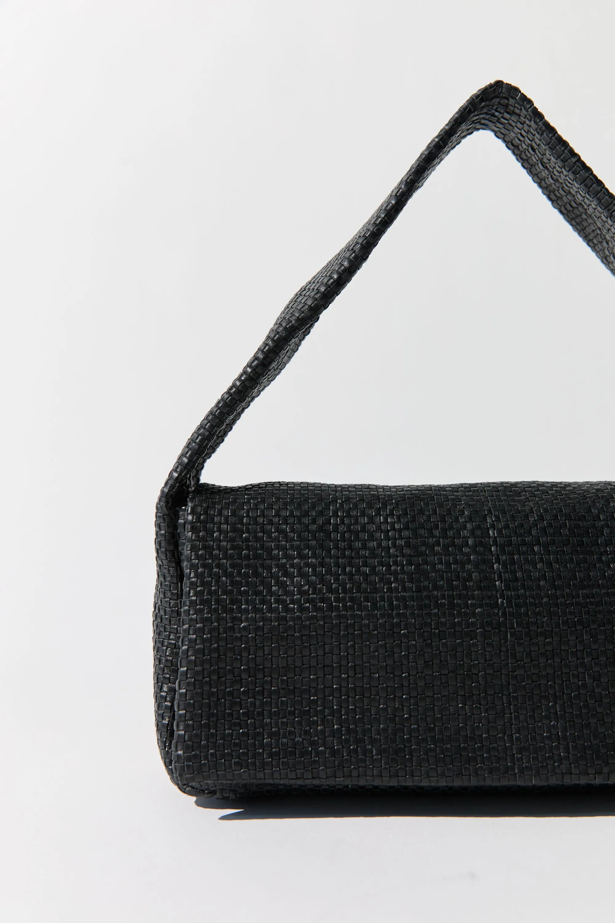 Woven Slim Satchel - Black sold by St. Agni product image thumbnail 3