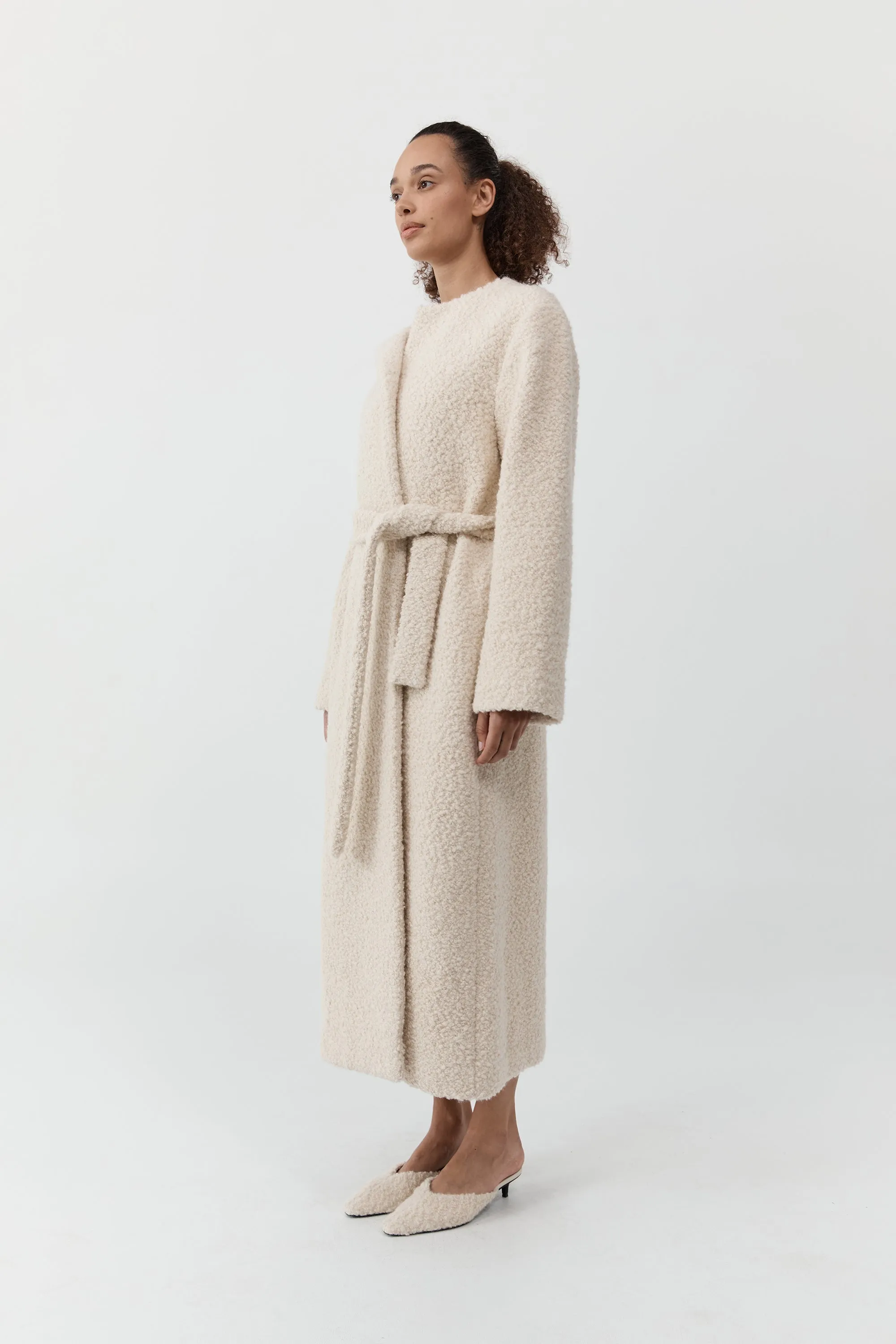 Teddy Coat - Ecru sold by St. Agni product image thumbnail 3