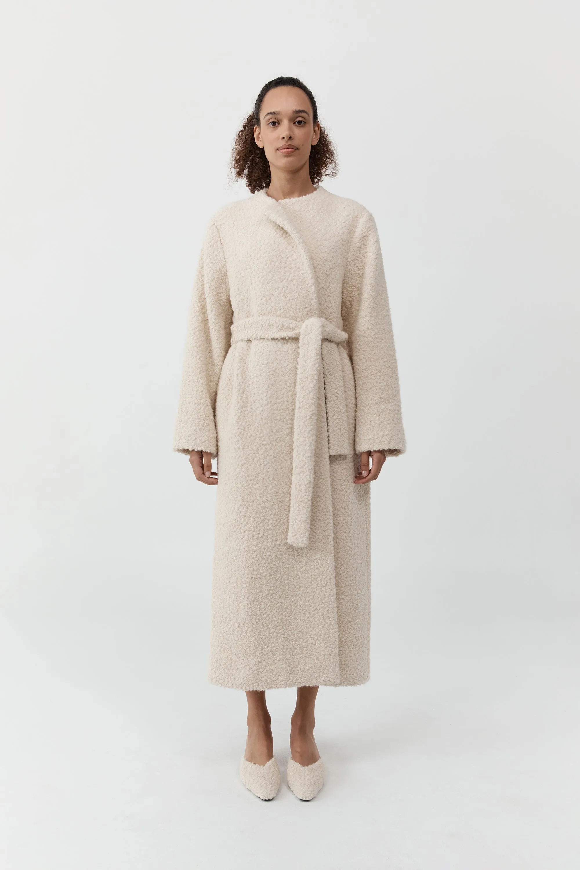 Teddy Coat - Ecru sold by St. Agni