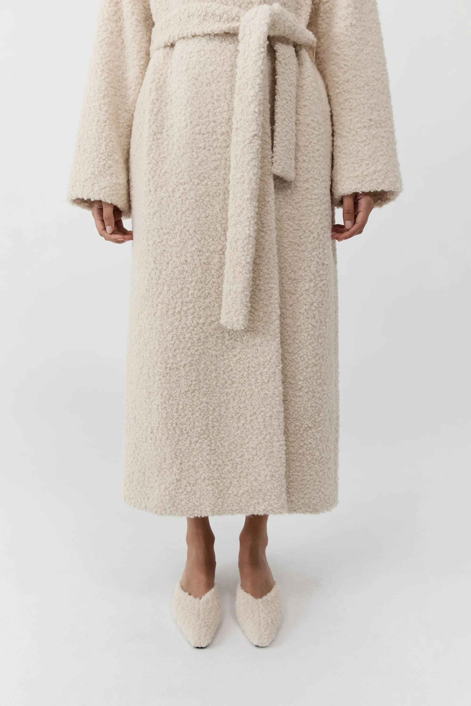Teddy Coat - Ecru sold by St. Agni product image thumbnail 5