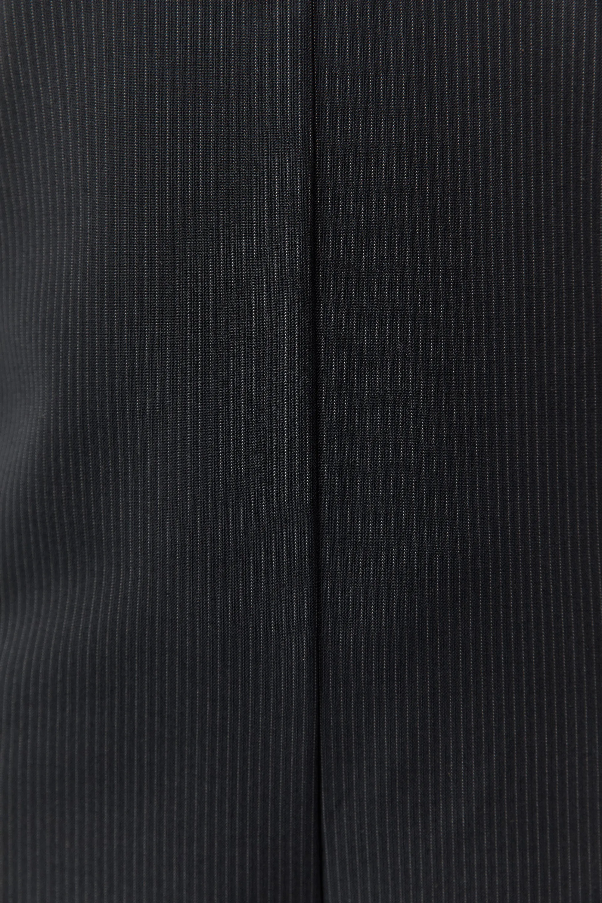 Wool Pinstripe Strapless Bodice - Fine Pinstripe sold by St. Agni product image thumbnail 4