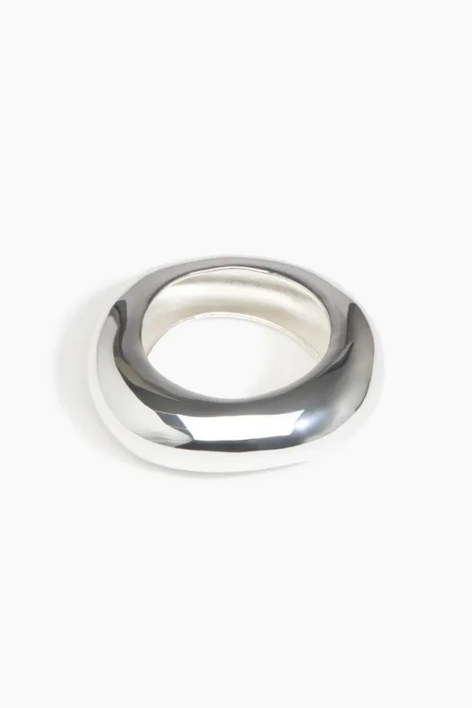 Large Drift Bangle by Dinosaur Designs - Silver made by Dinosaur Designs