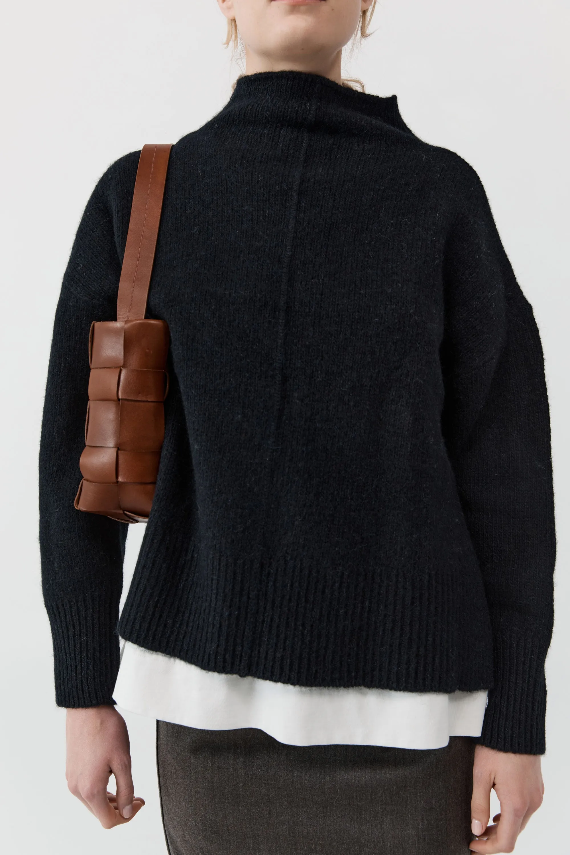 Woven Mini Tote - Chestnut sold by St. Agni product image thumbnail 5