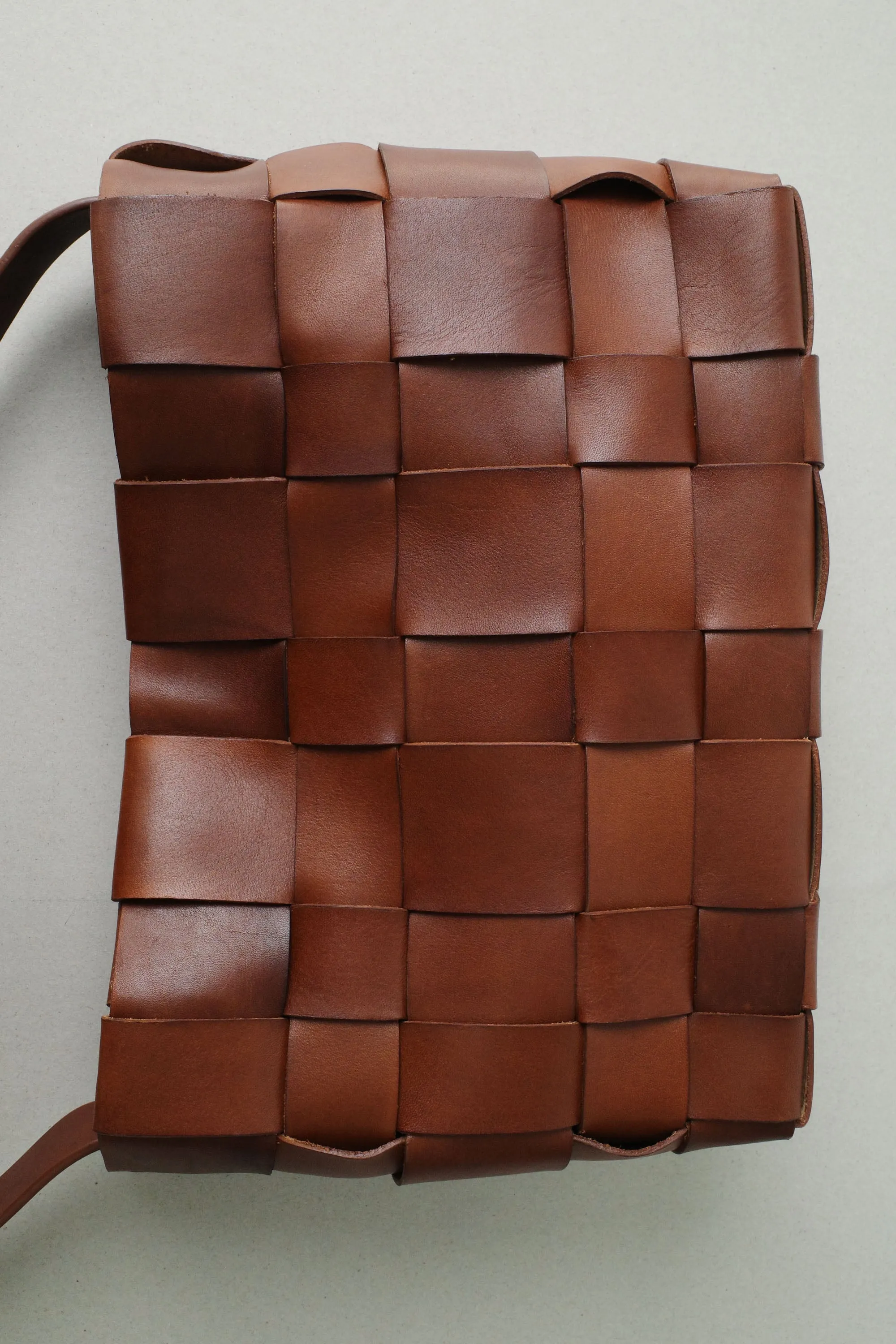 Woven Mini Tote - Chestnut sold by St. Agni product image thumbnail 4