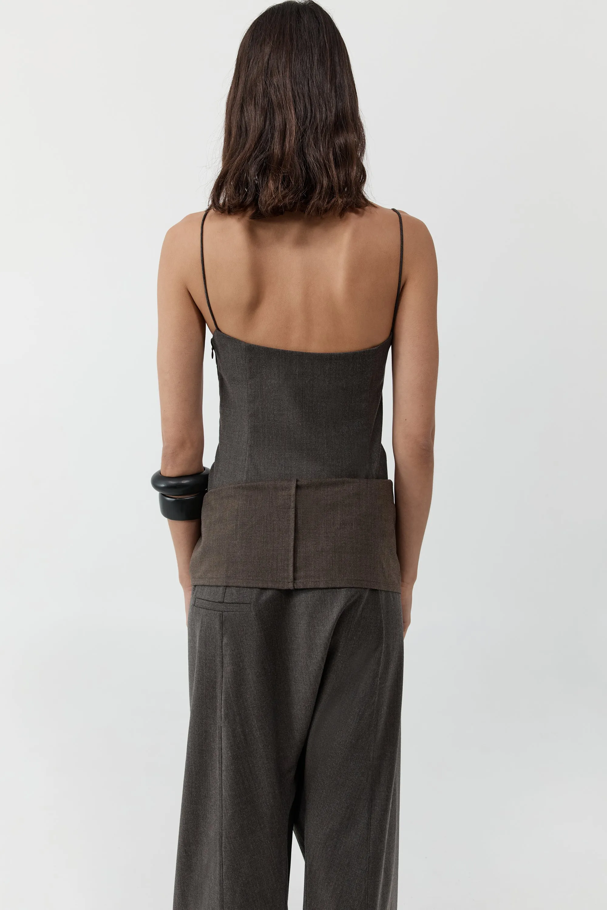 Wool Cami - Mulch sold by St. Agni product image thumbnail 5