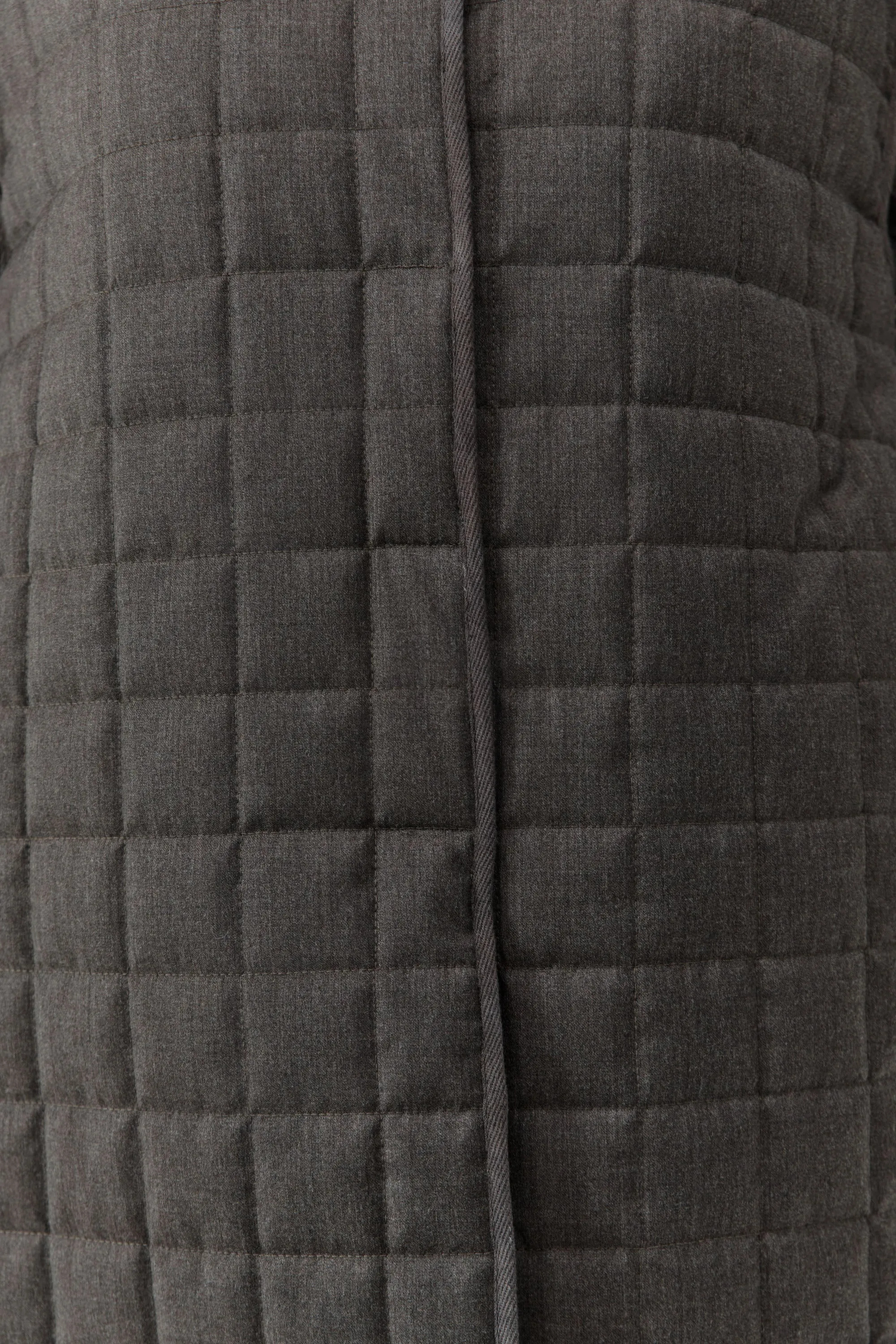 Wool Stitched Pillow Jacket - Mulch sold by St. Agni product image thumbnail 5