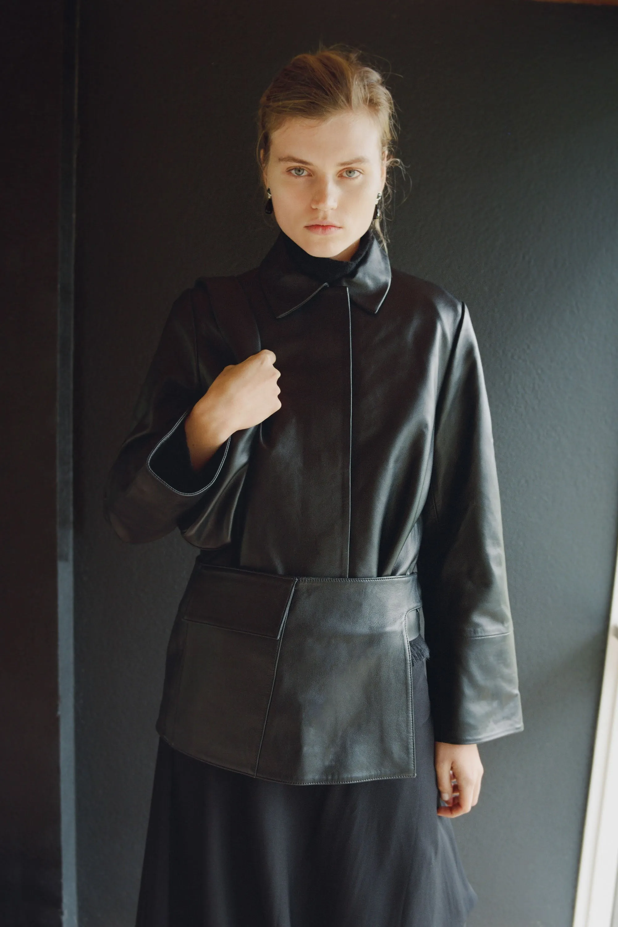 Utility Skirt Belt - Black sold by St. Agni product image thumbnail 2