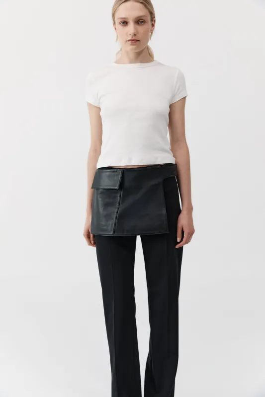 Utility Skirt Belt - Black made by St. Agni