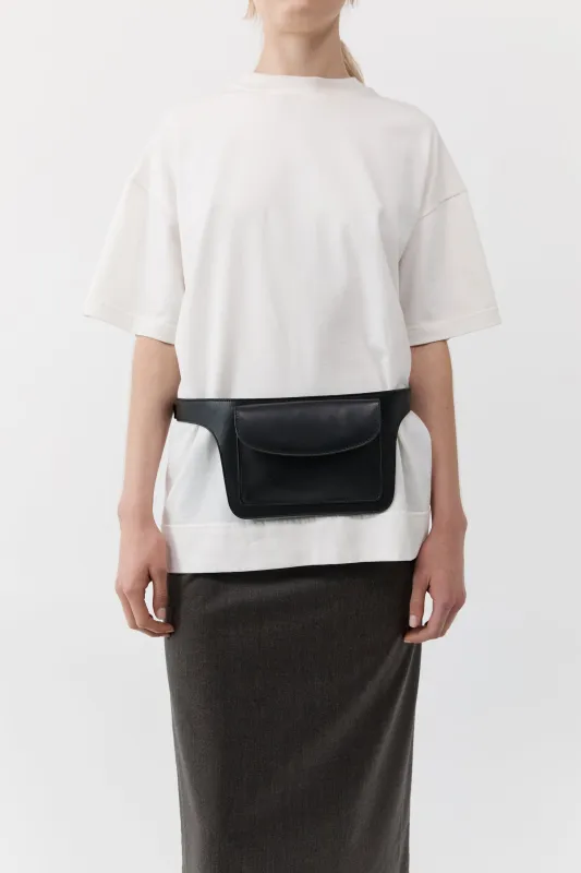 Pocket Detail Belt - Black made by St. Agni