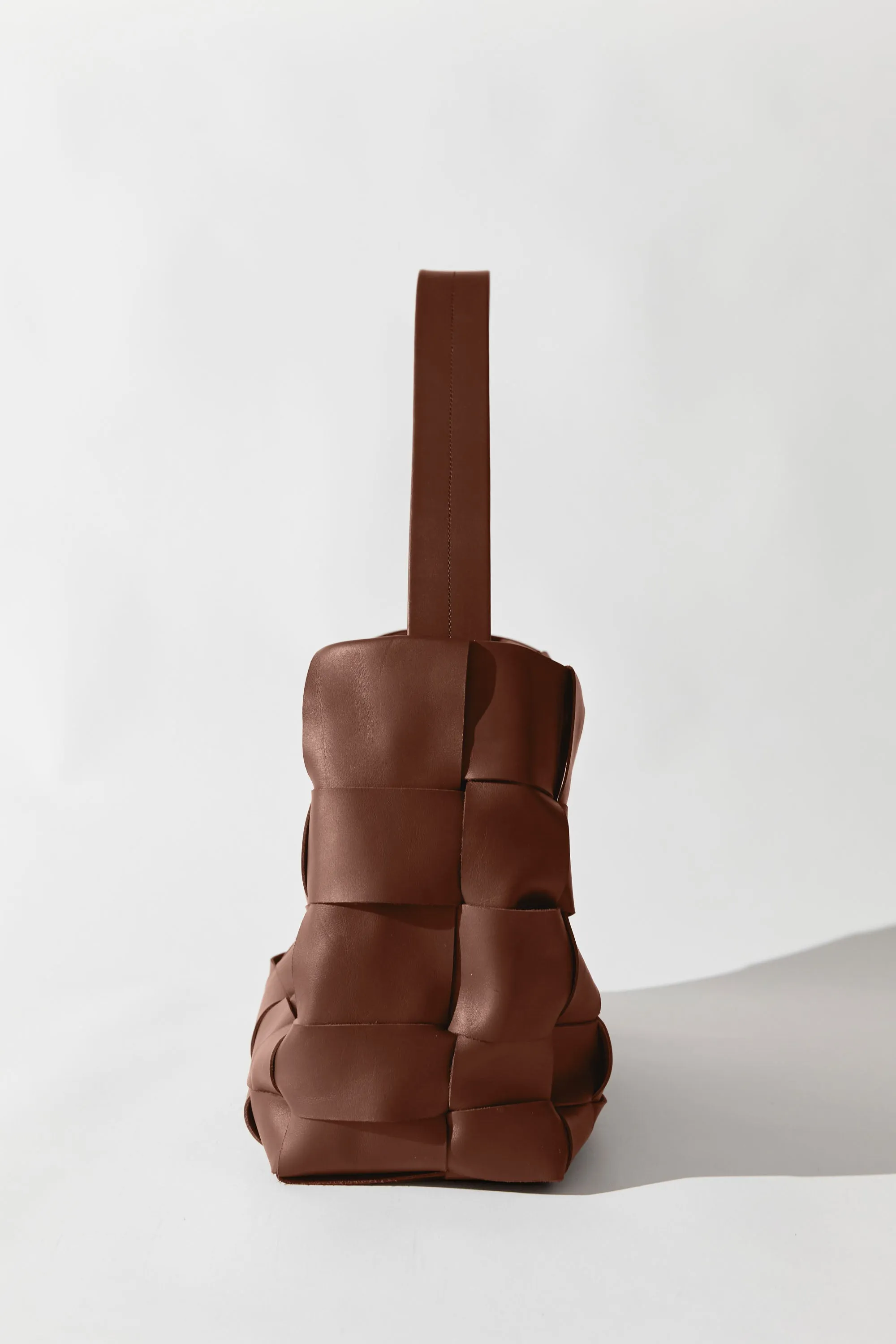 Woven Large Tote - Chestnut sold by St. Agni product image thumbnail 5