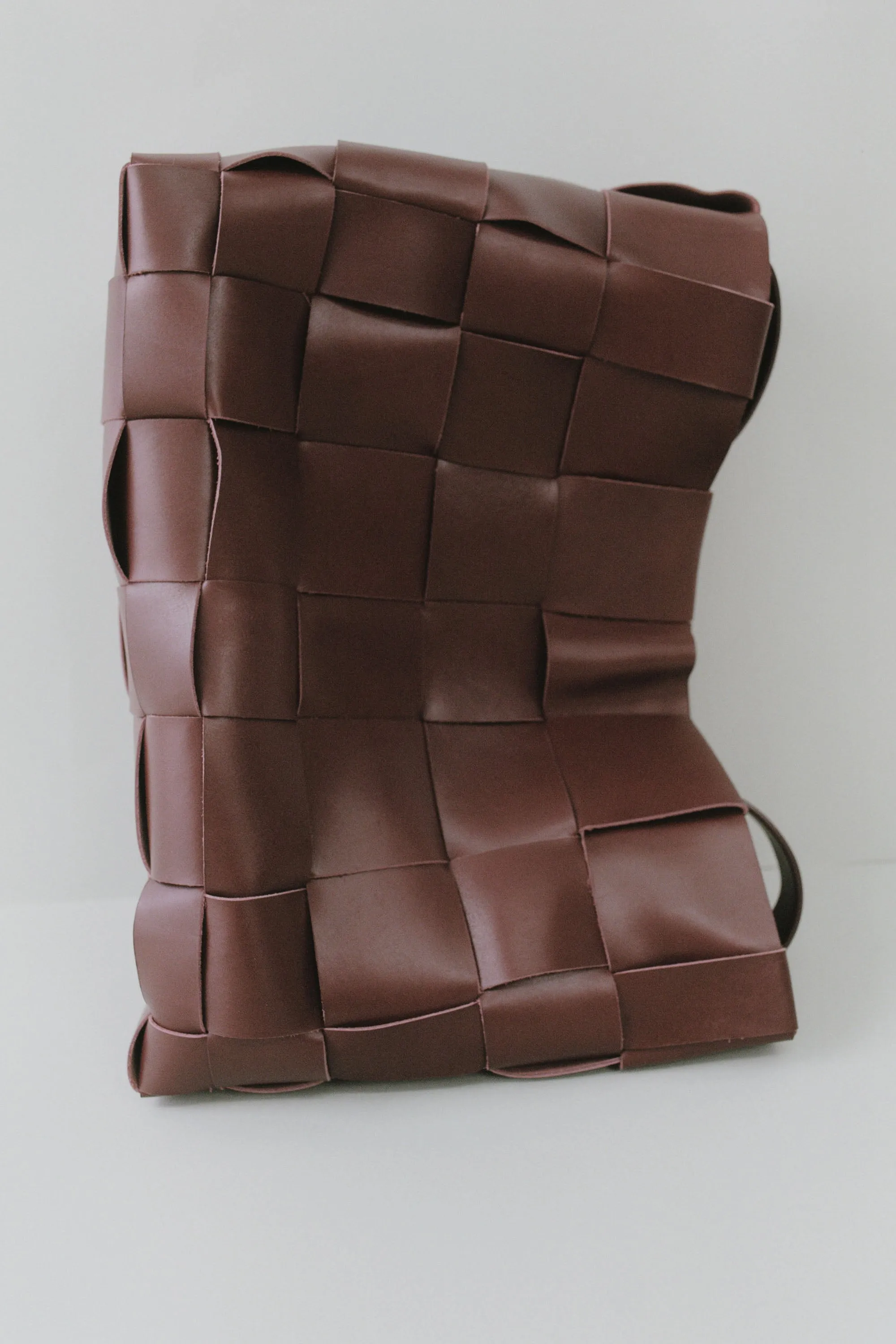 Woven Large Tote - Chestnut sold by St. Agni product image thumbnail 4