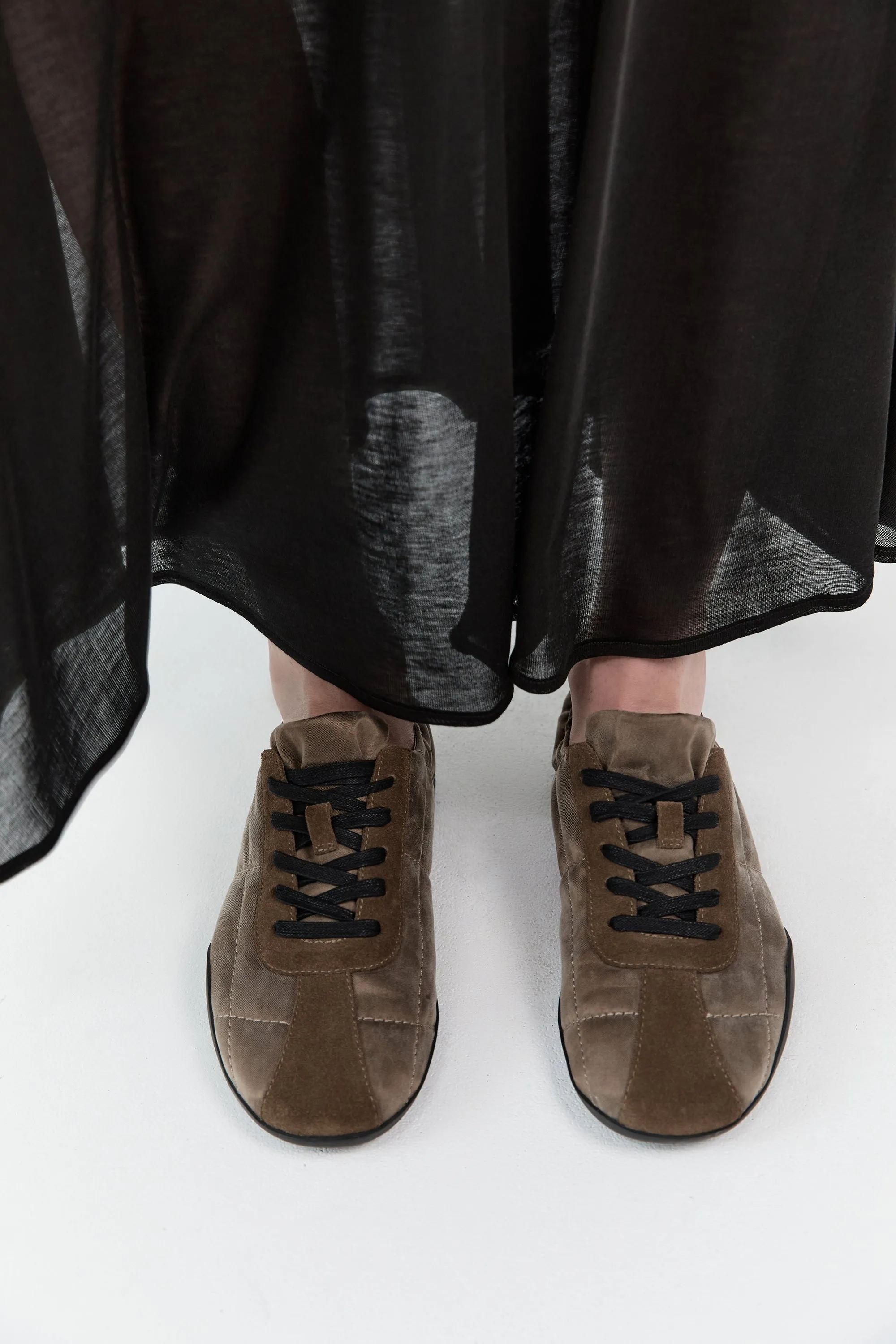 Stitch Pillow Sneaker - Dark Olive sold by St. Agni product image thumbnail 4