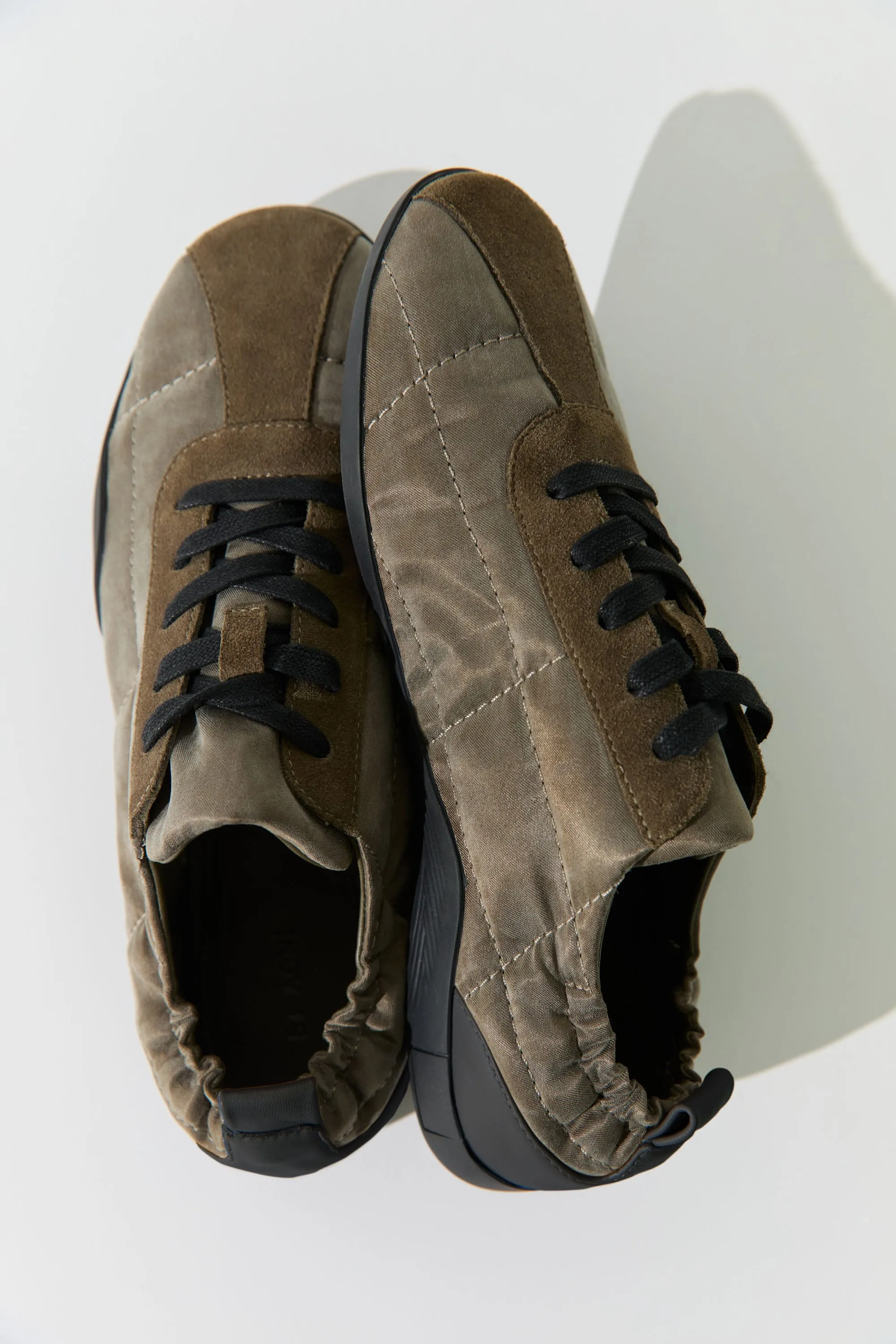Stitch Pillow Sneaker - Dark Olive sold by St. Agni product image thumbnail 3