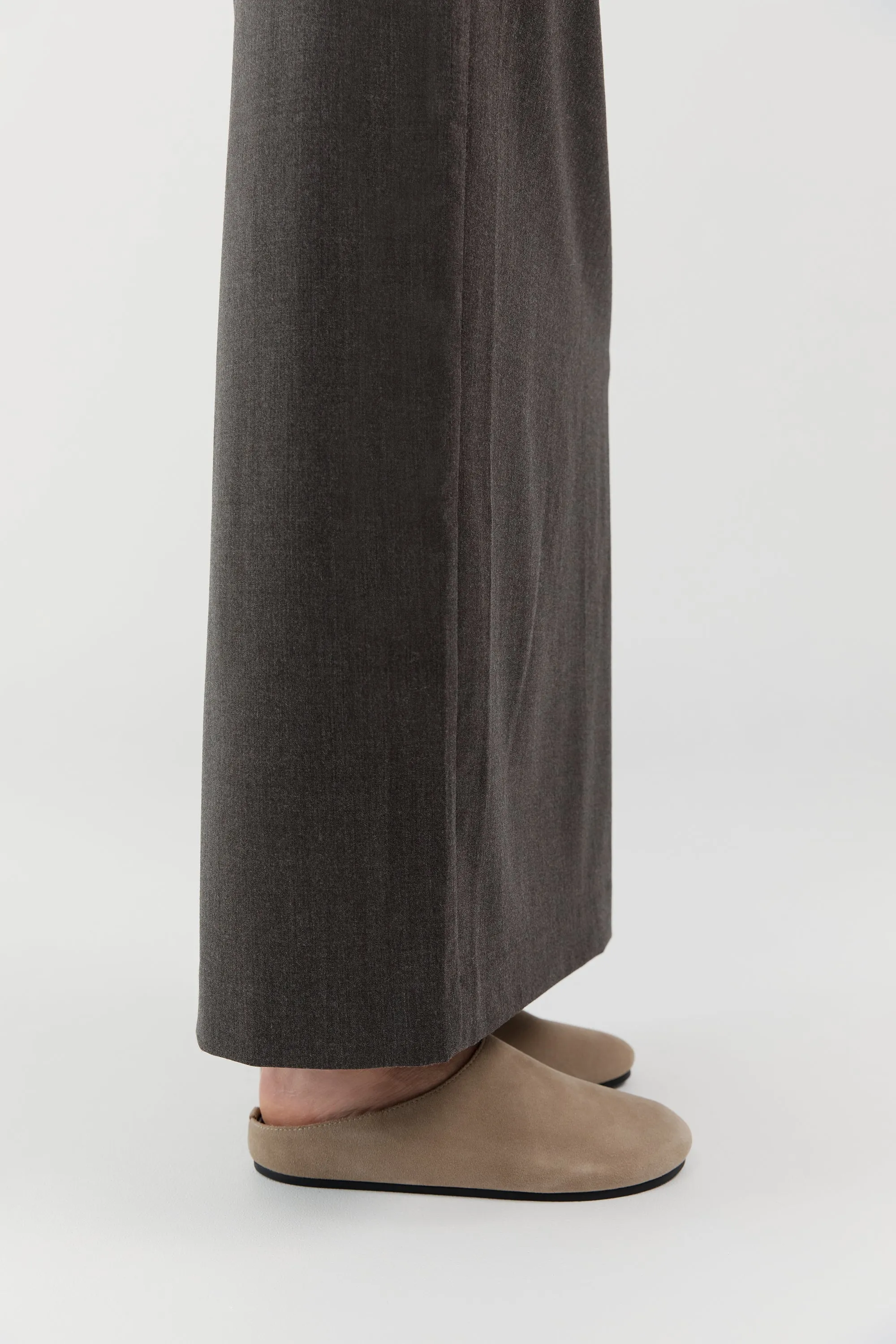 PRE-ORDER: Suede Mule - Rock sold by St. Agni product image thumbnail 3